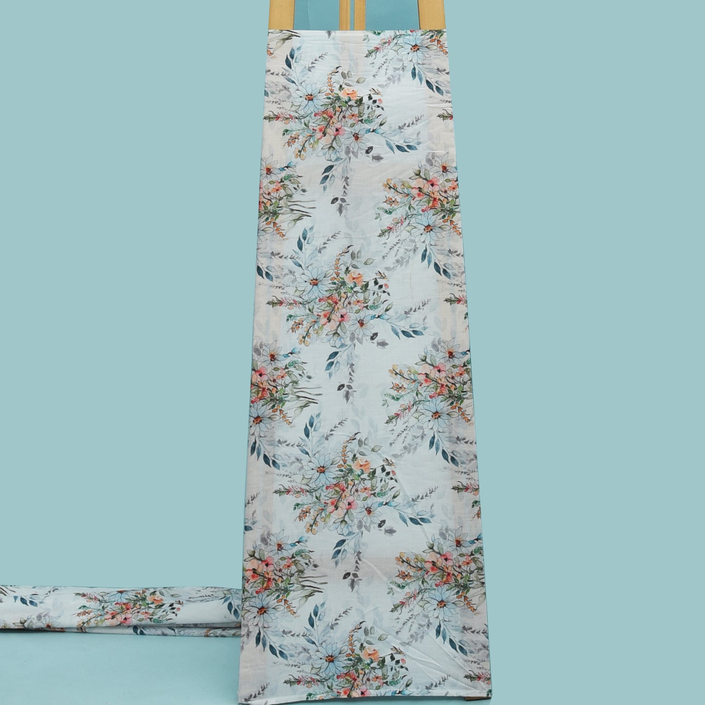 Multicolor Cotton Digital Print Fabric