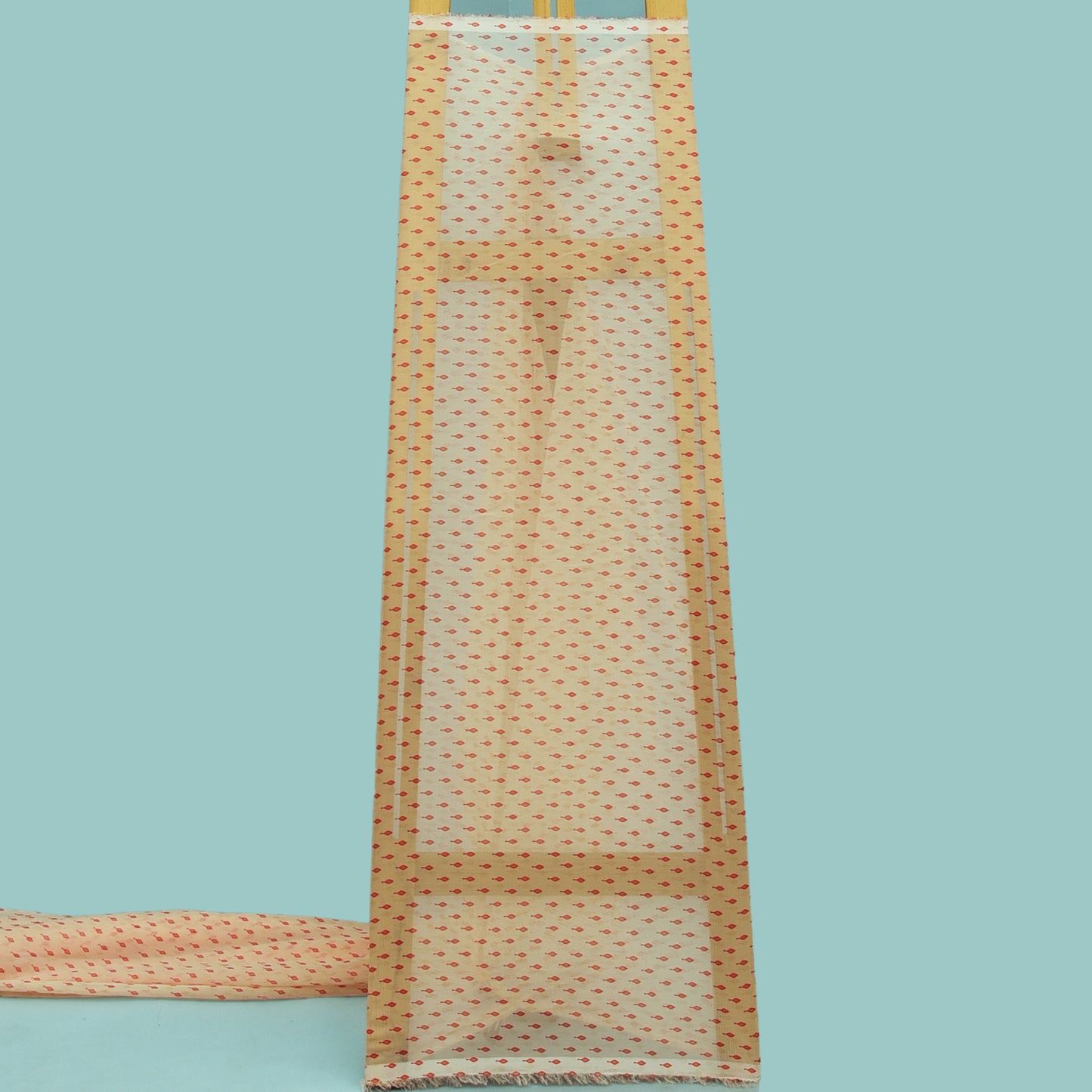 Multicolor Organza Print Fabric