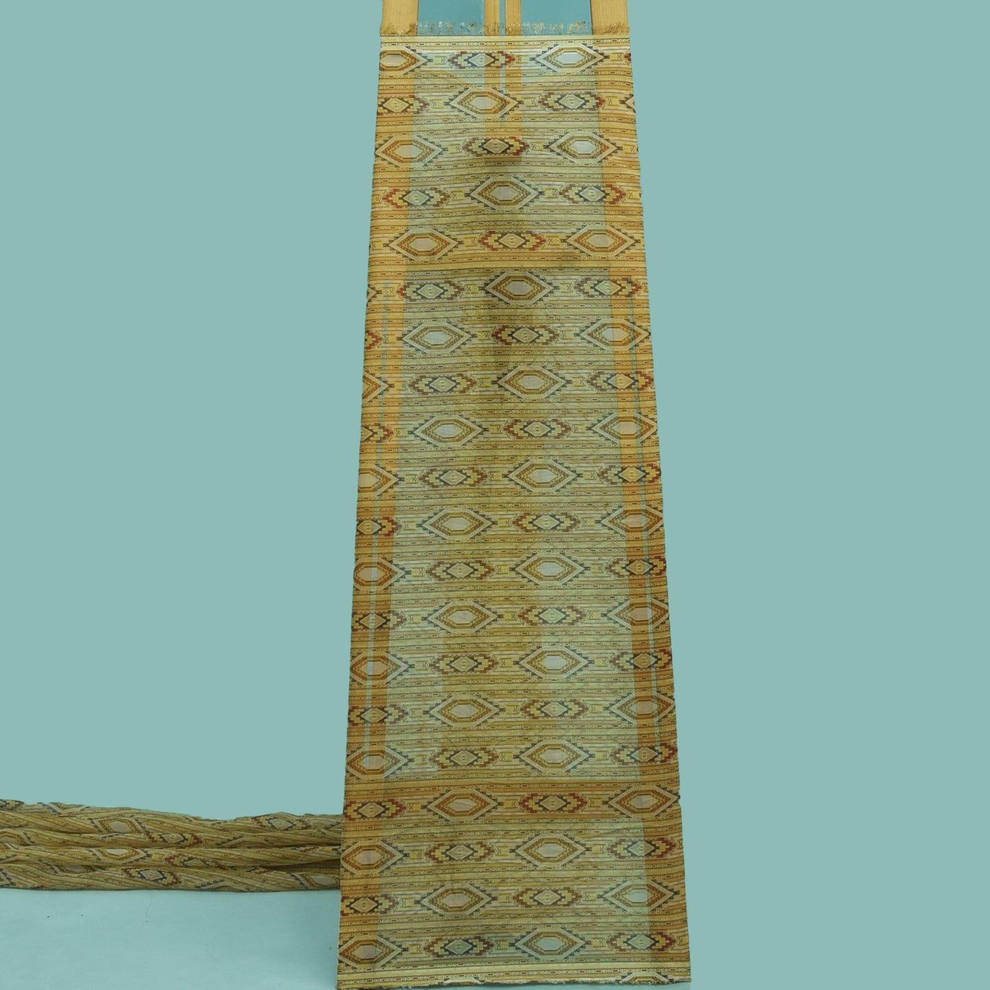 Multicolor Organza Print Fabric