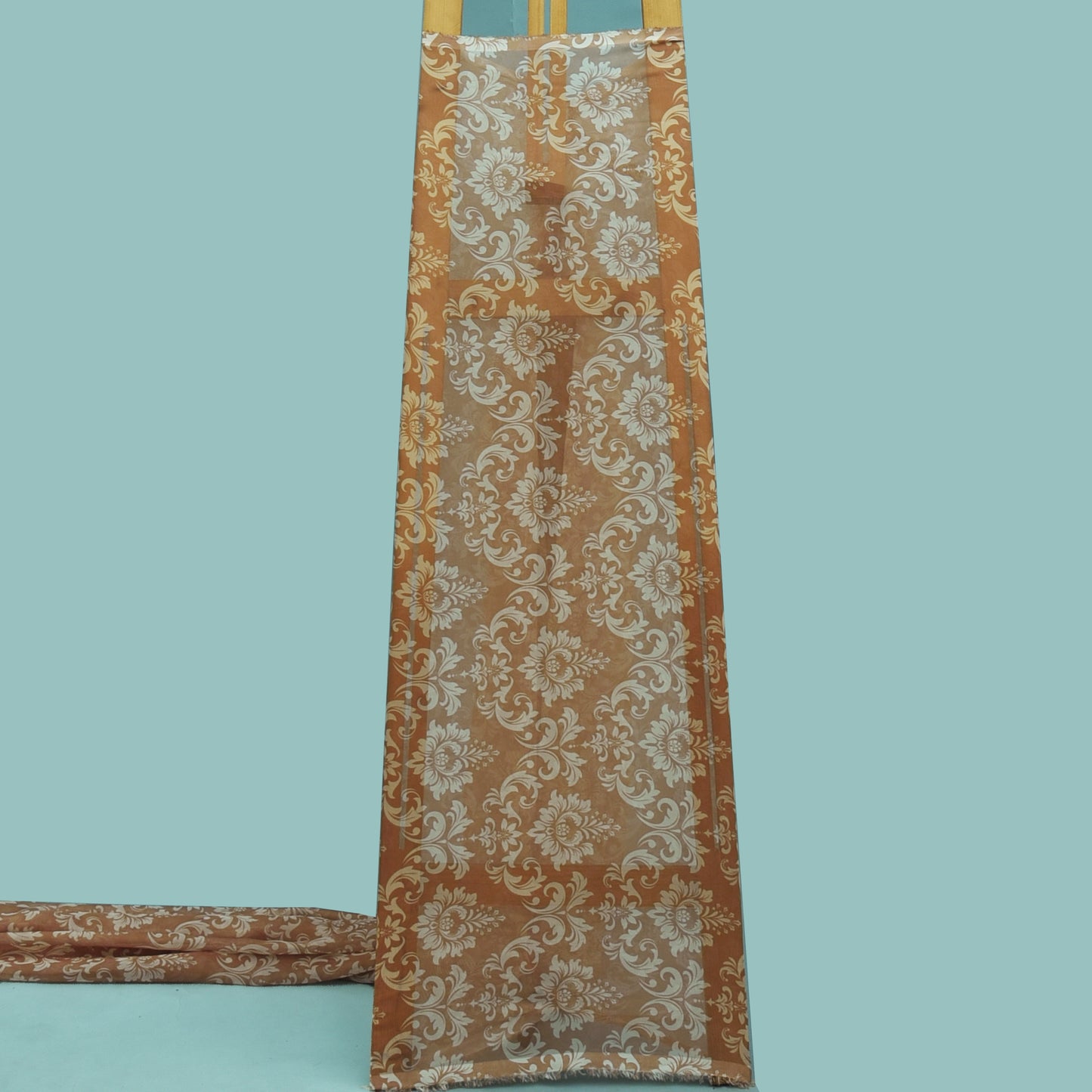 Multicolor Organza Print Fabric