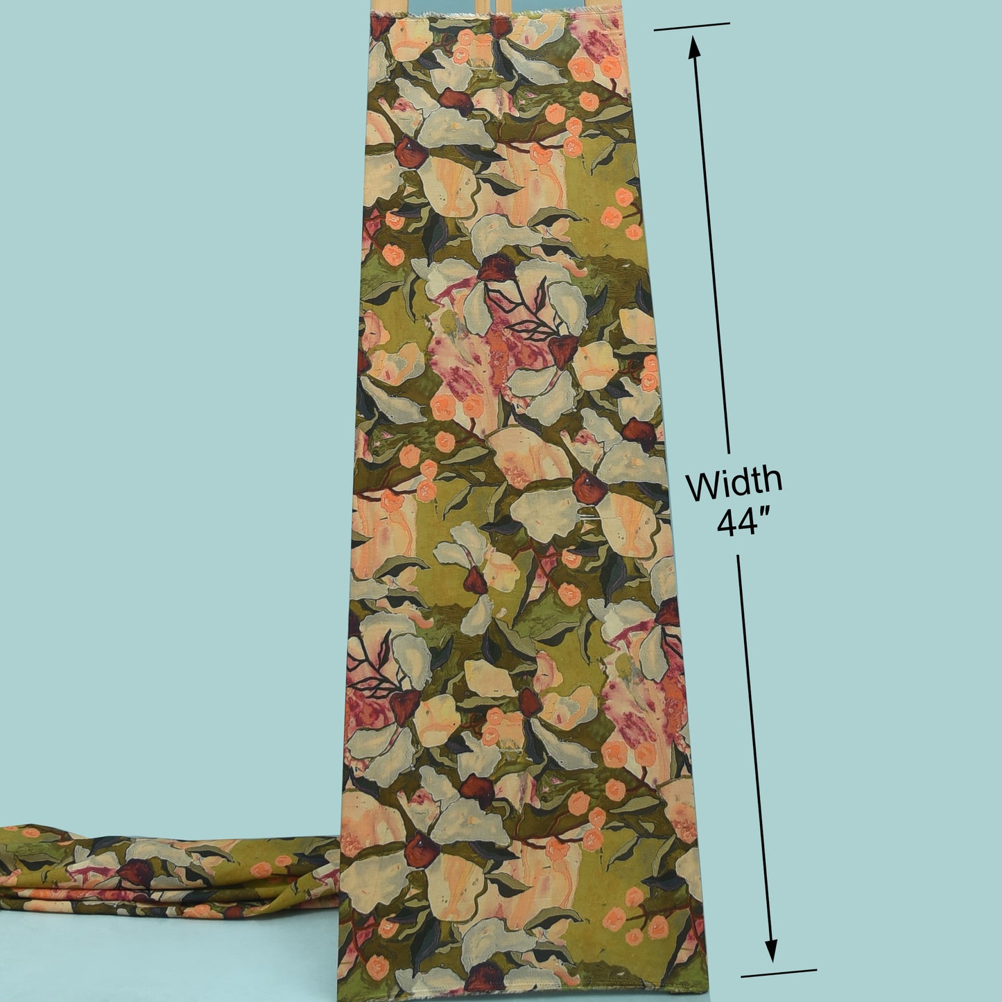 Multicolor Cotton Digital Print Fabric