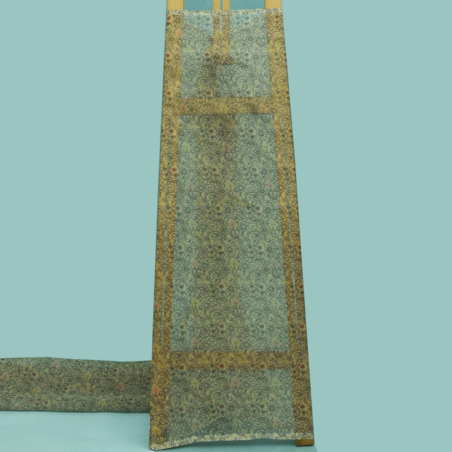 Multicolor Organza Print Fabric