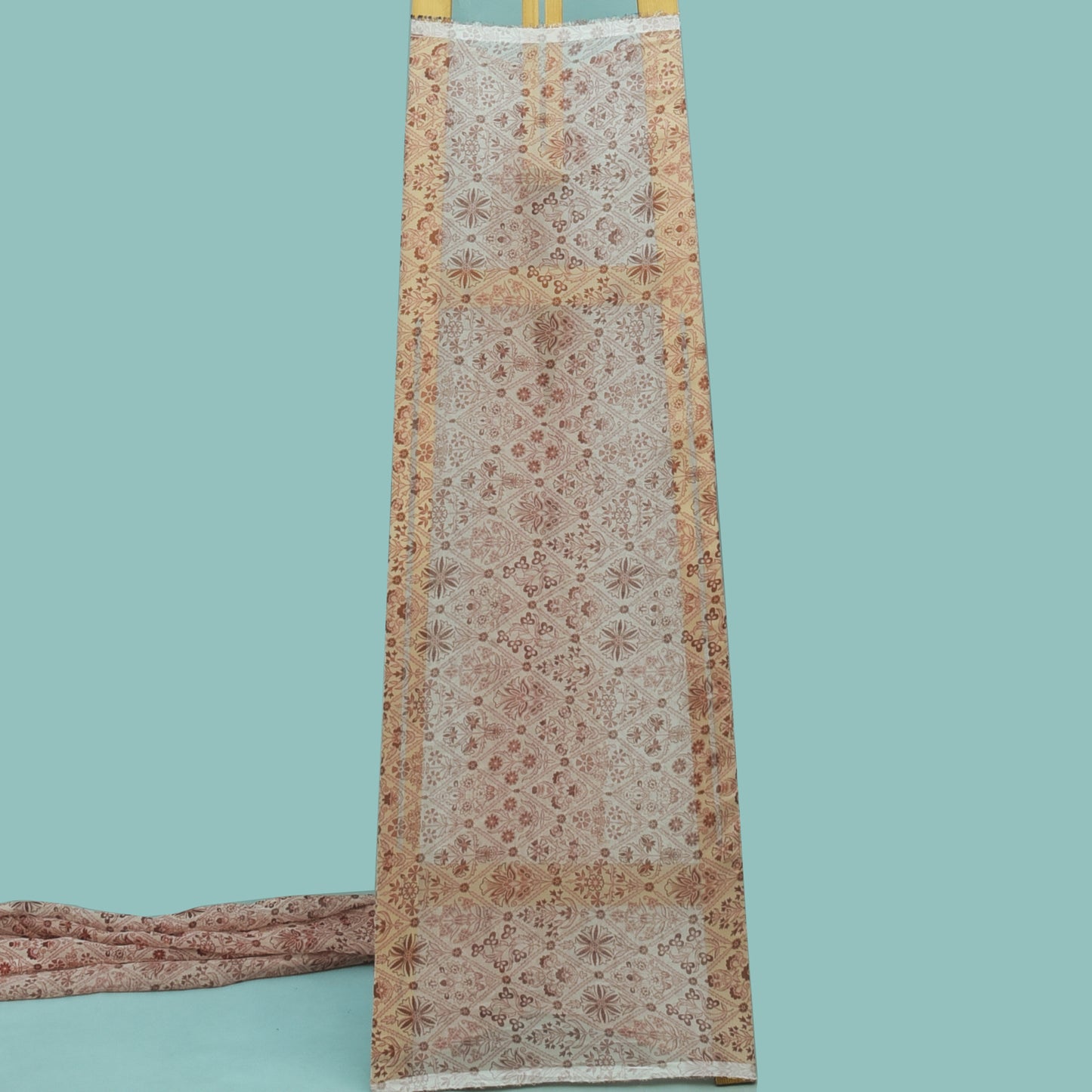 Multicolor Organza Print Fabric