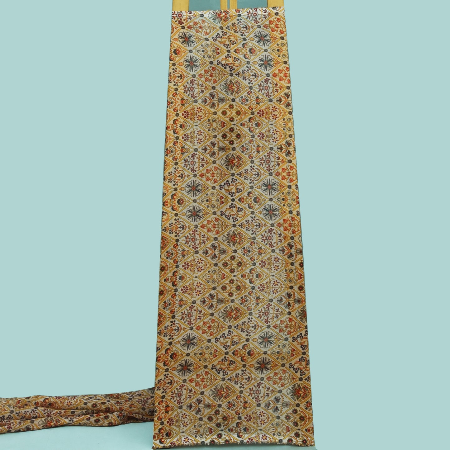 Multicolor Organza Print Fabric