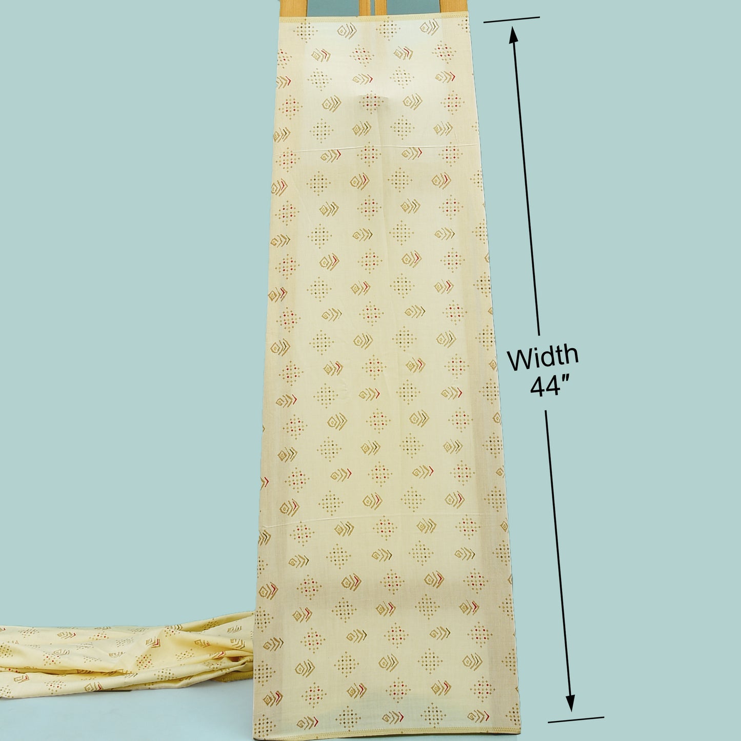 Chanderi Foil Print Fabric