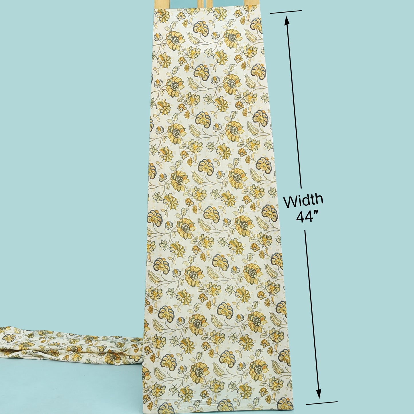 Chanderi Foil Print Fabric