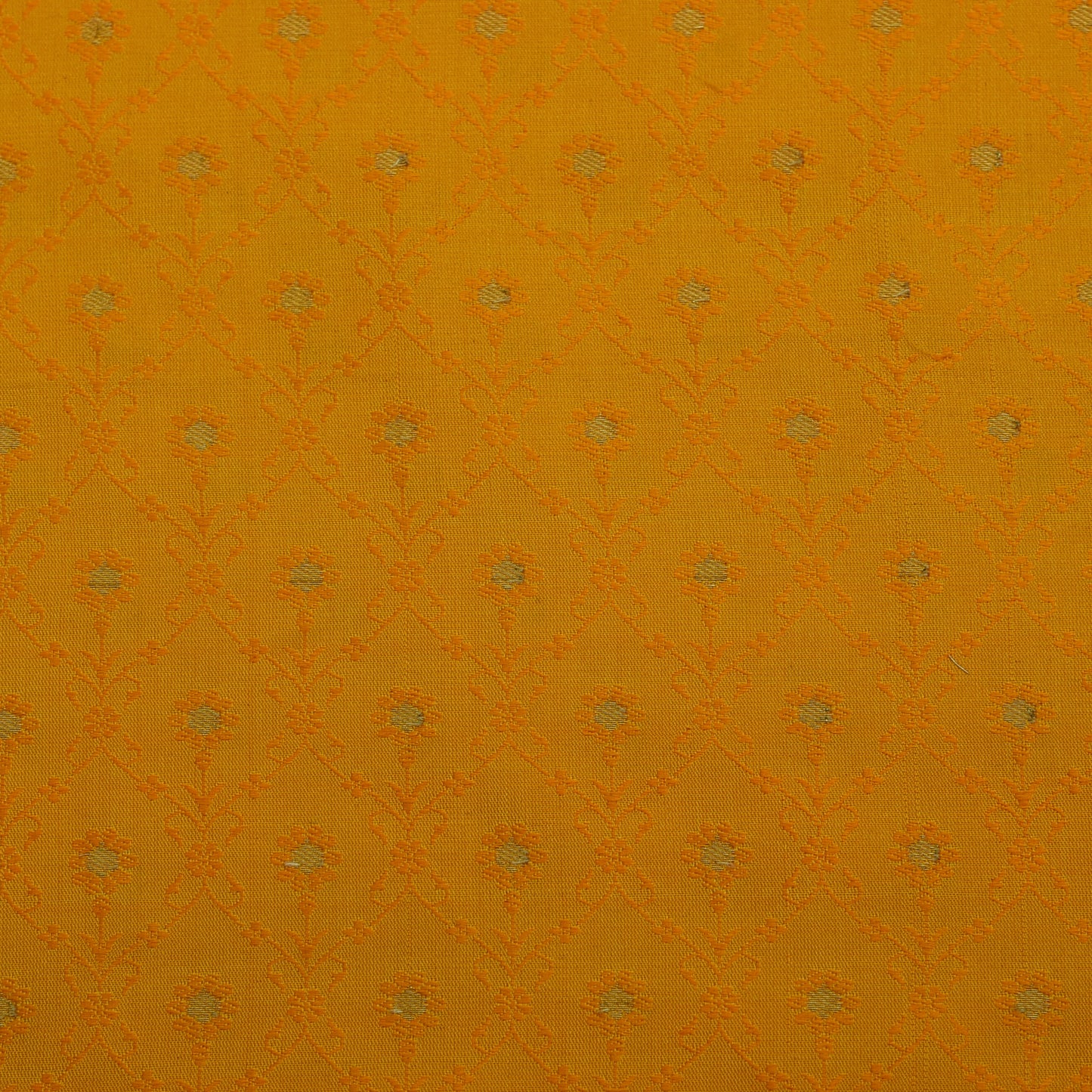 Mustard Color Tanchui Brocade Fabric