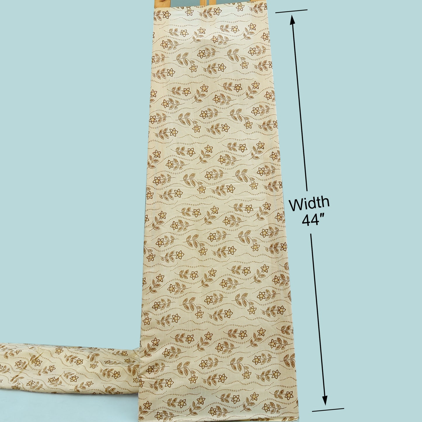 Chanderi Foil Print Fabric