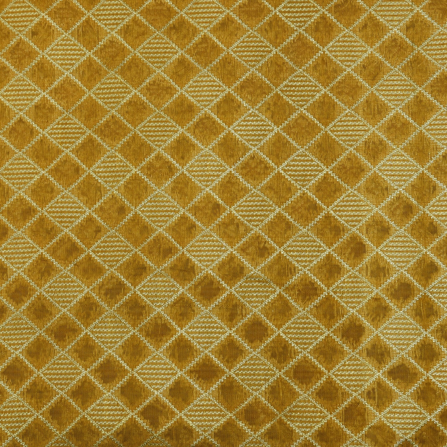 Mustard Color Pure Brocade Fabric