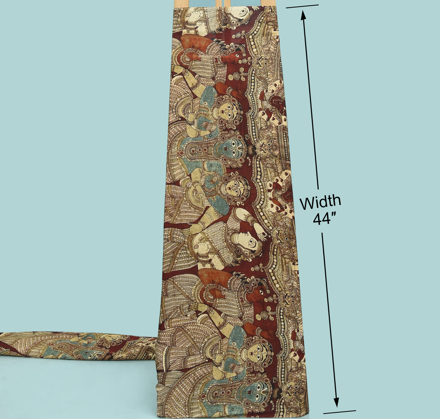 Multicolor Modal Satin Hydra Print Fabric