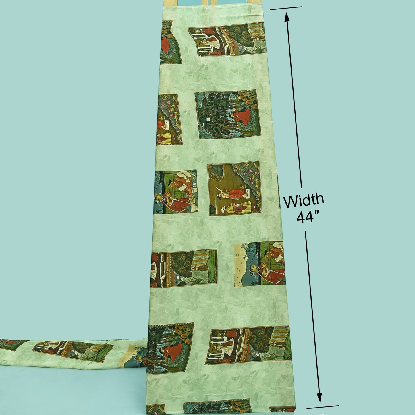 Multicolor Modal Satin Hydra Print Fabric