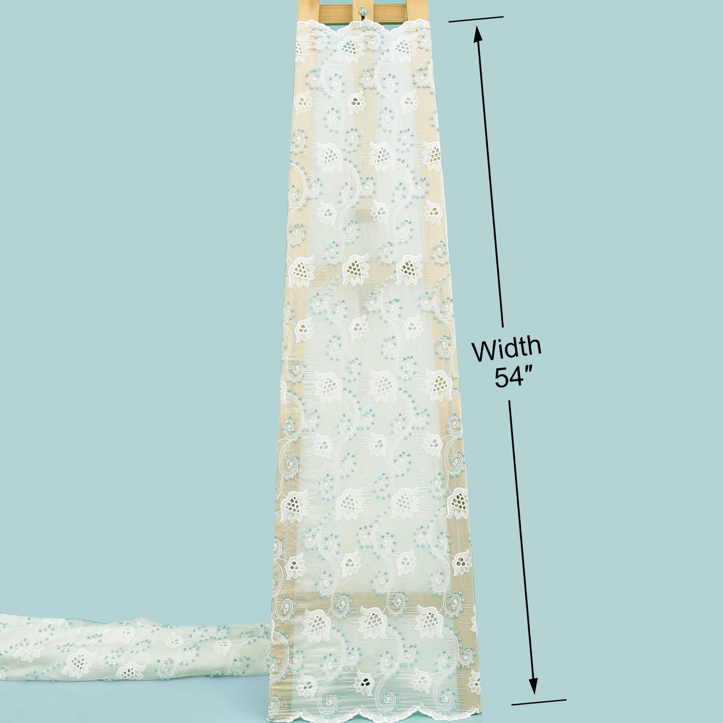 Chanderi Embroidery Fabric