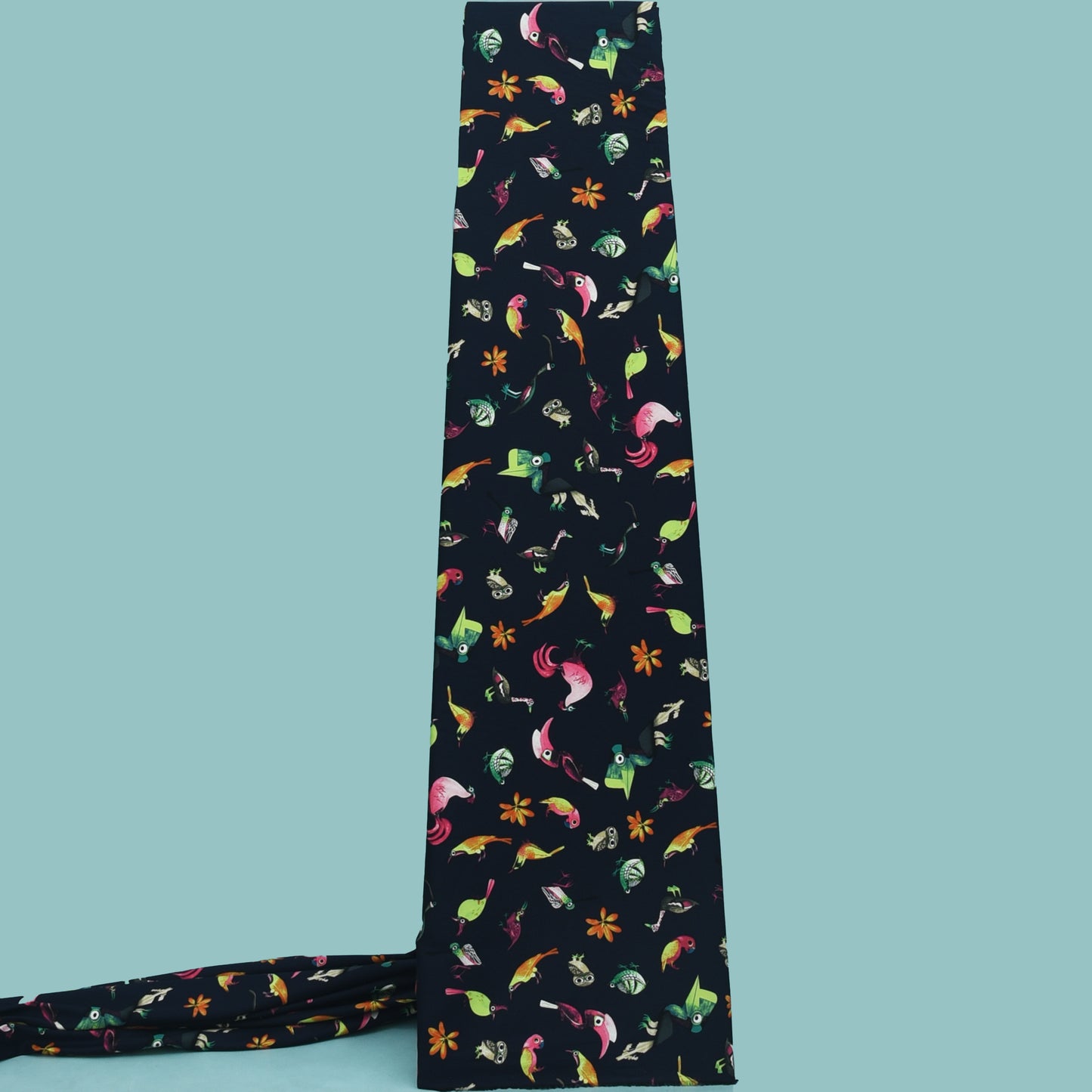 Multicolor Digital Denim Print Fabric