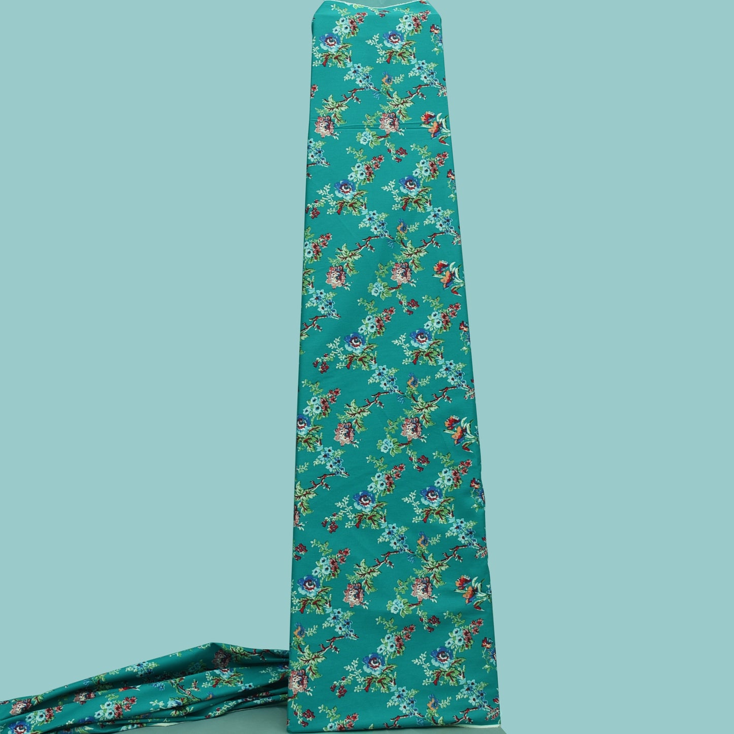 Multicolor Digital Denim Print Fabric