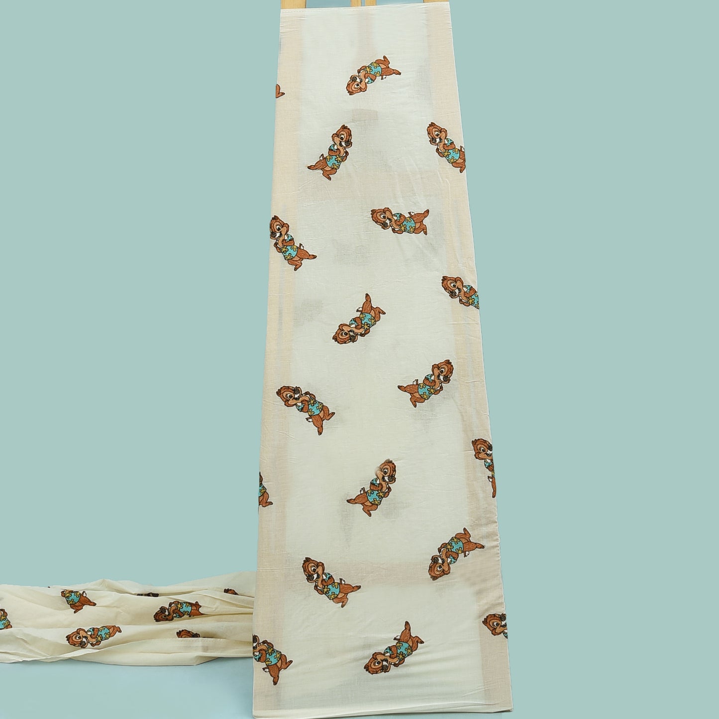 Kora Cotton Disney Embroidery Fabric