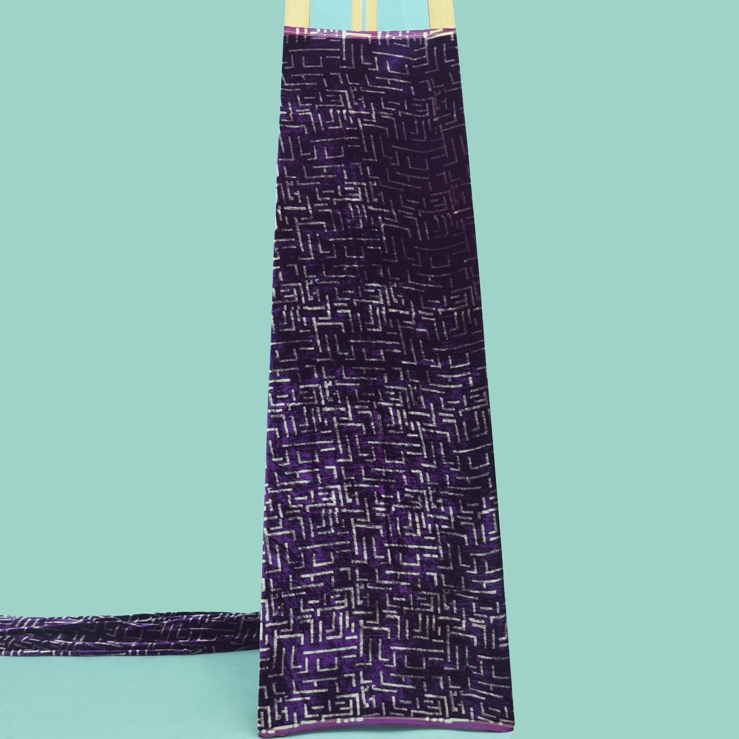 Pure Silk Velvet Print Fabric