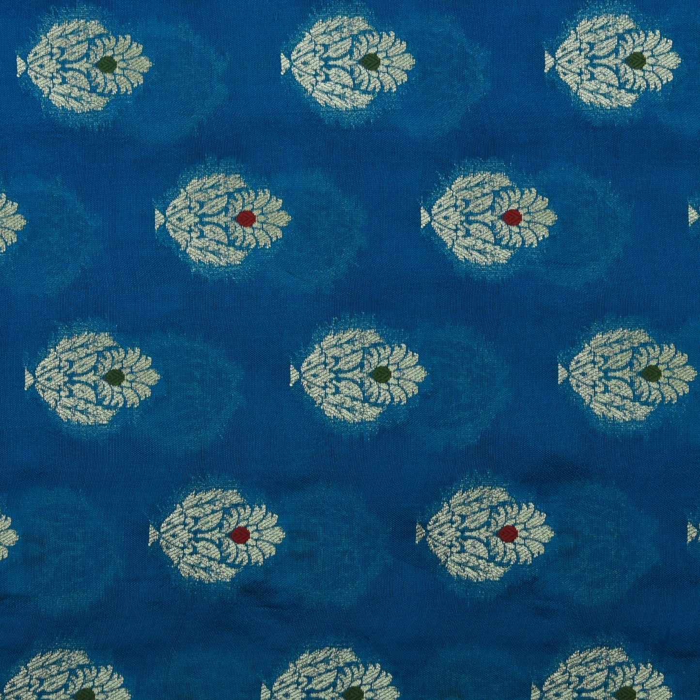 Dupion Silk Meena Brocade Fabric