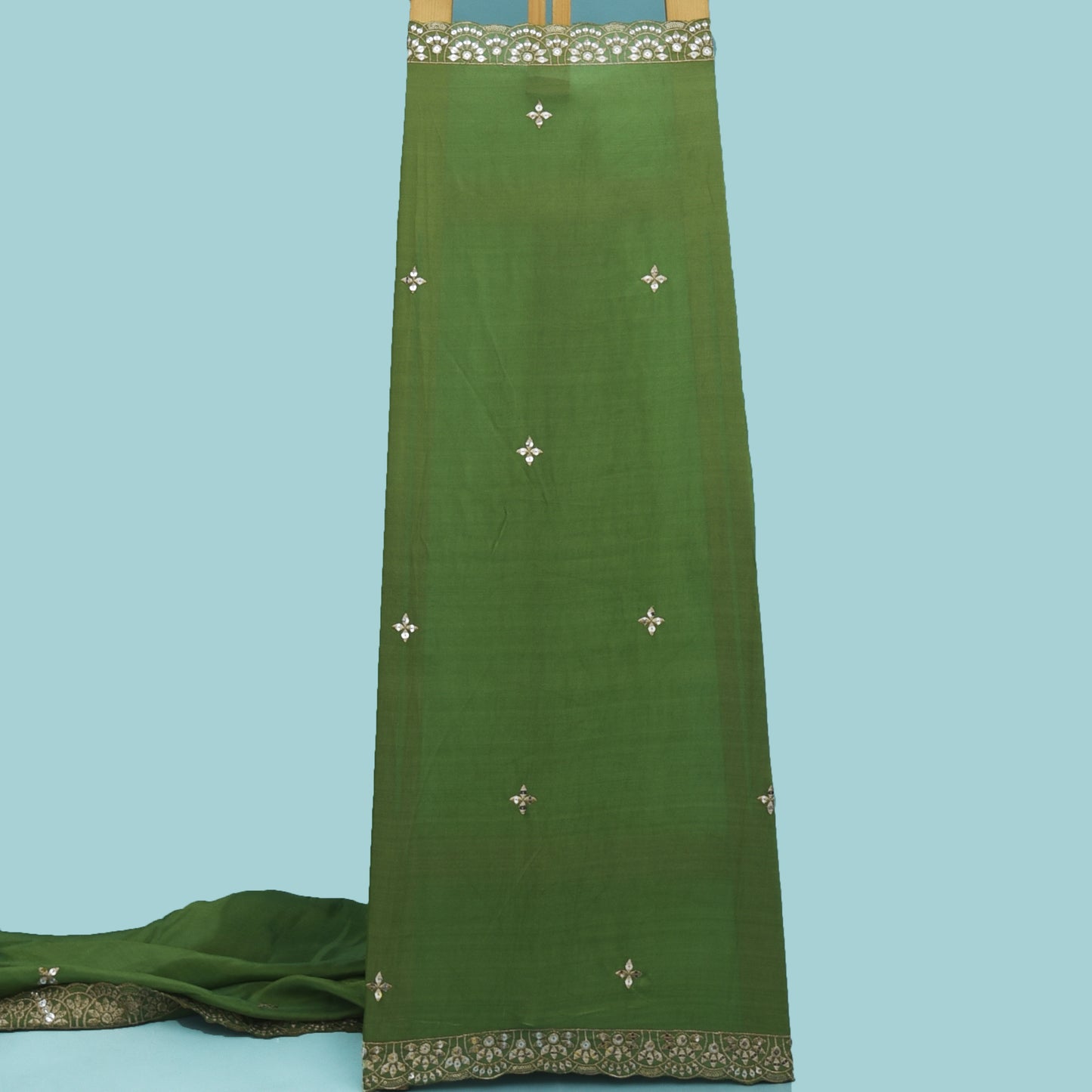 Tissue Sequins Embroidery Fabric