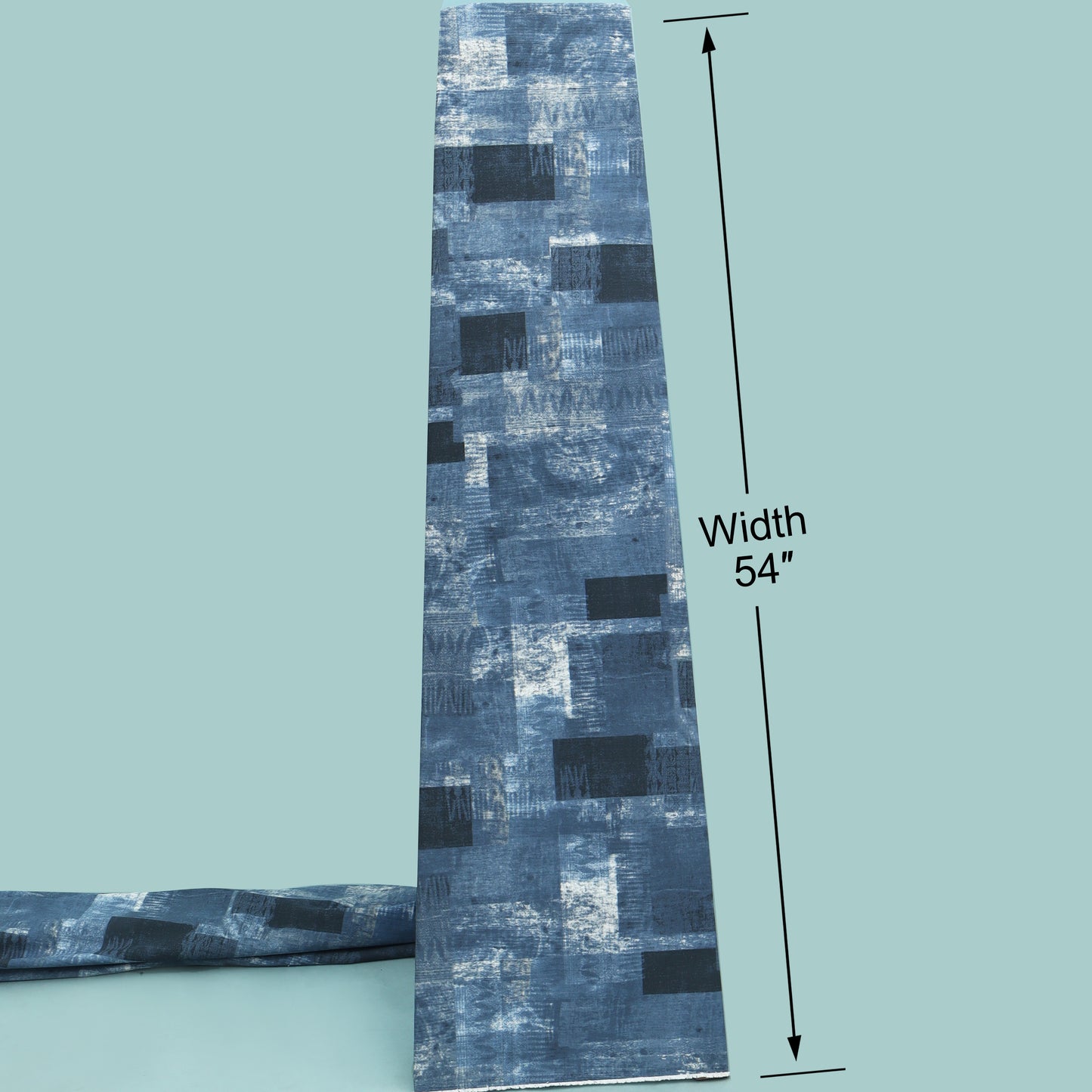 Multicolor Heavy Denim Print Fabric