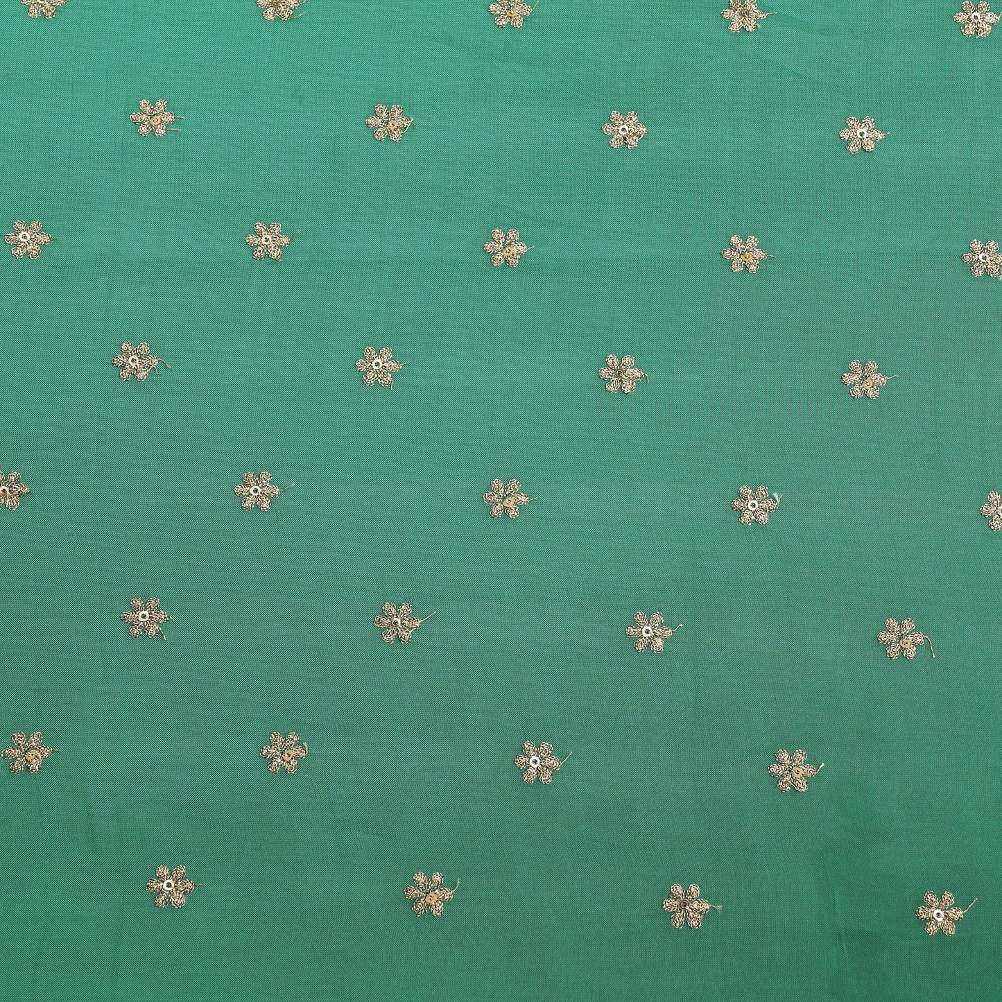 Gajji Silk Embroidery Fabric