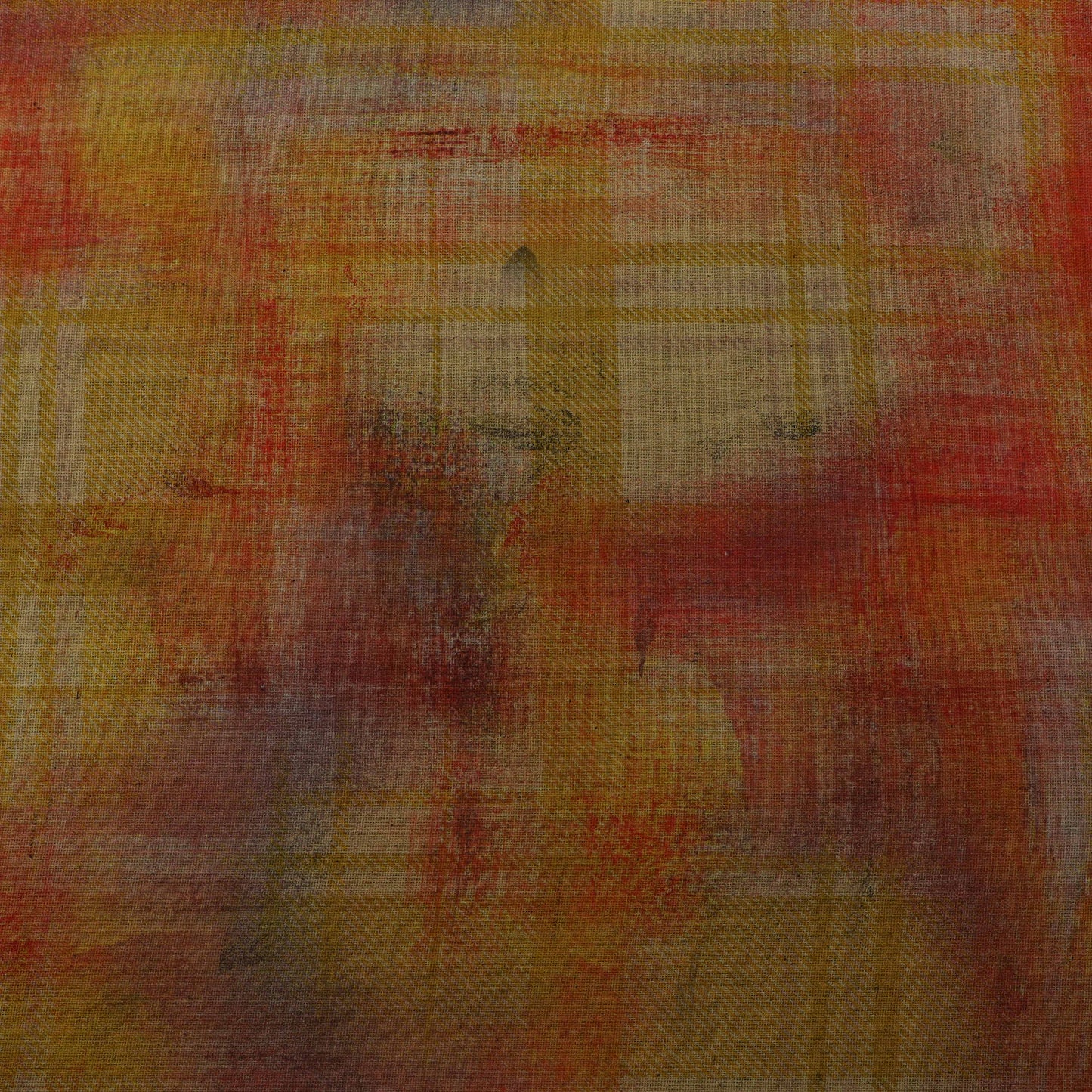 Colored Linen Print Fabric