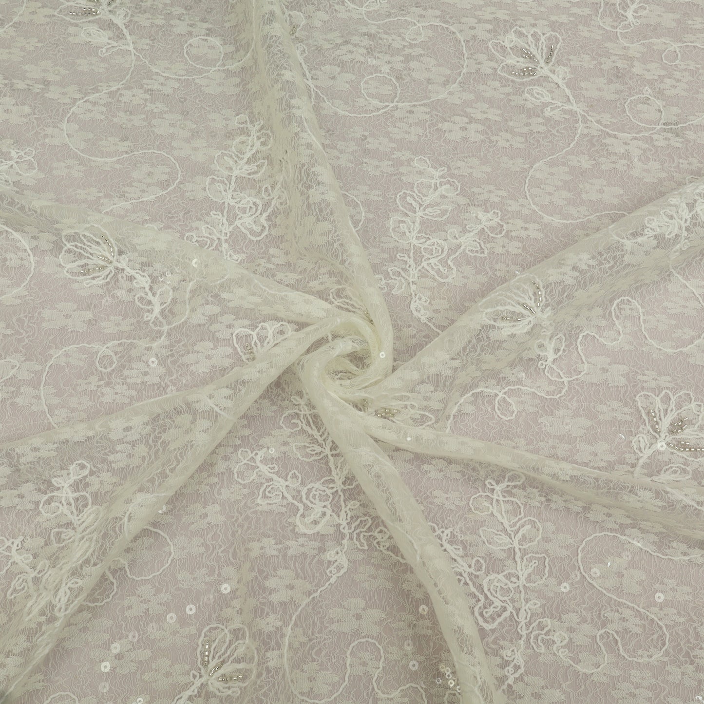 Net Embroidery Fabric