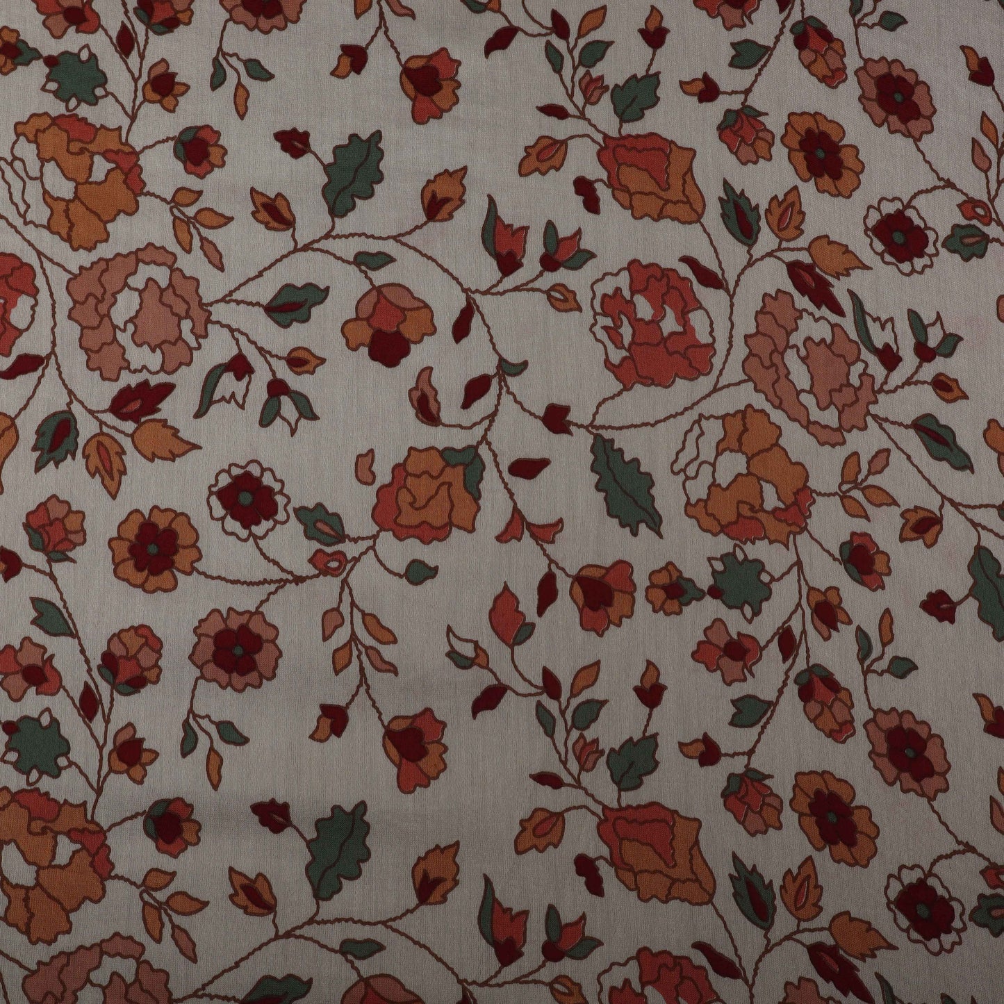 Colored Chanderi Print Fabric