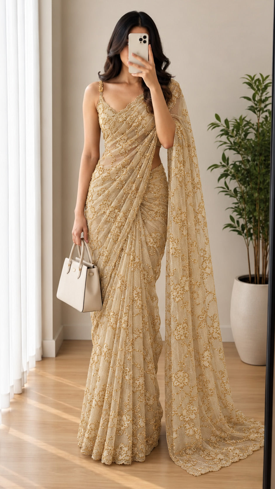 Net Embroidery Fabric