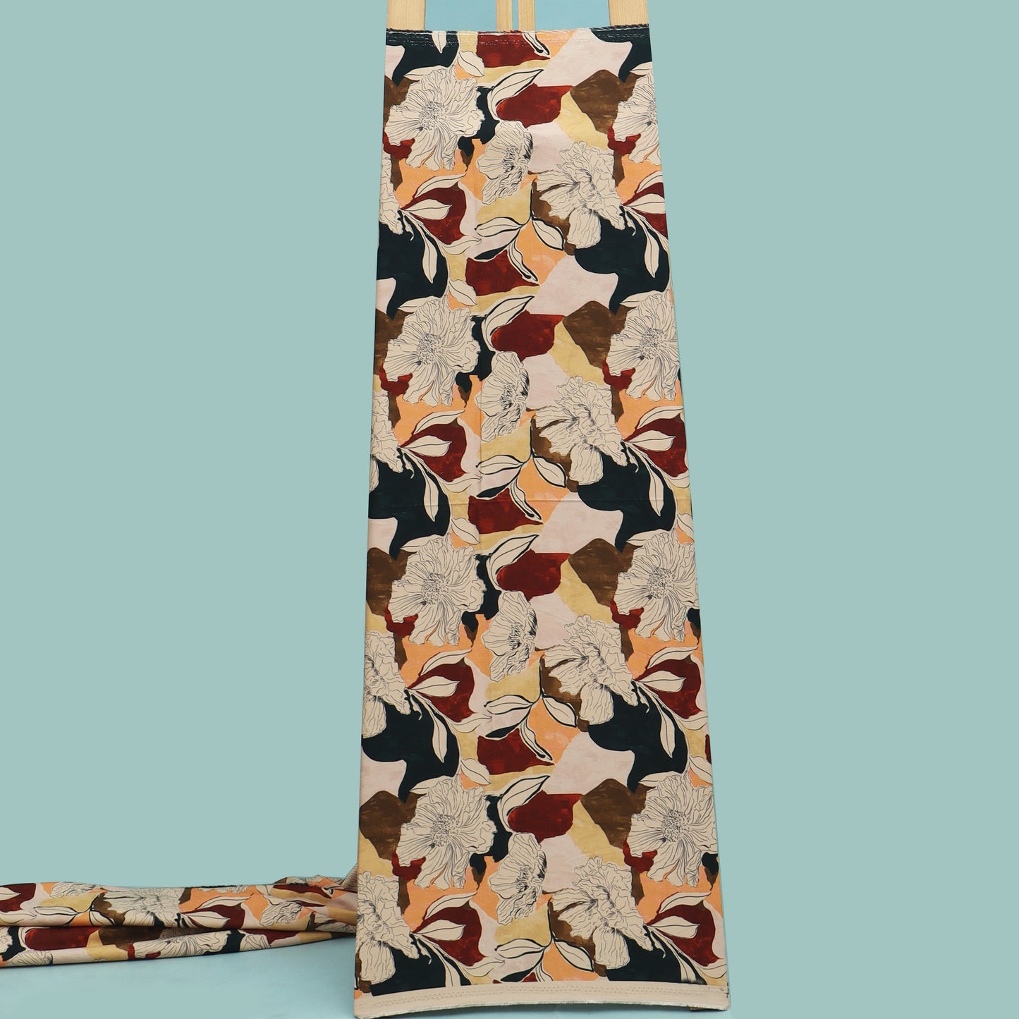 Multicolor Pashmina Print Fabric