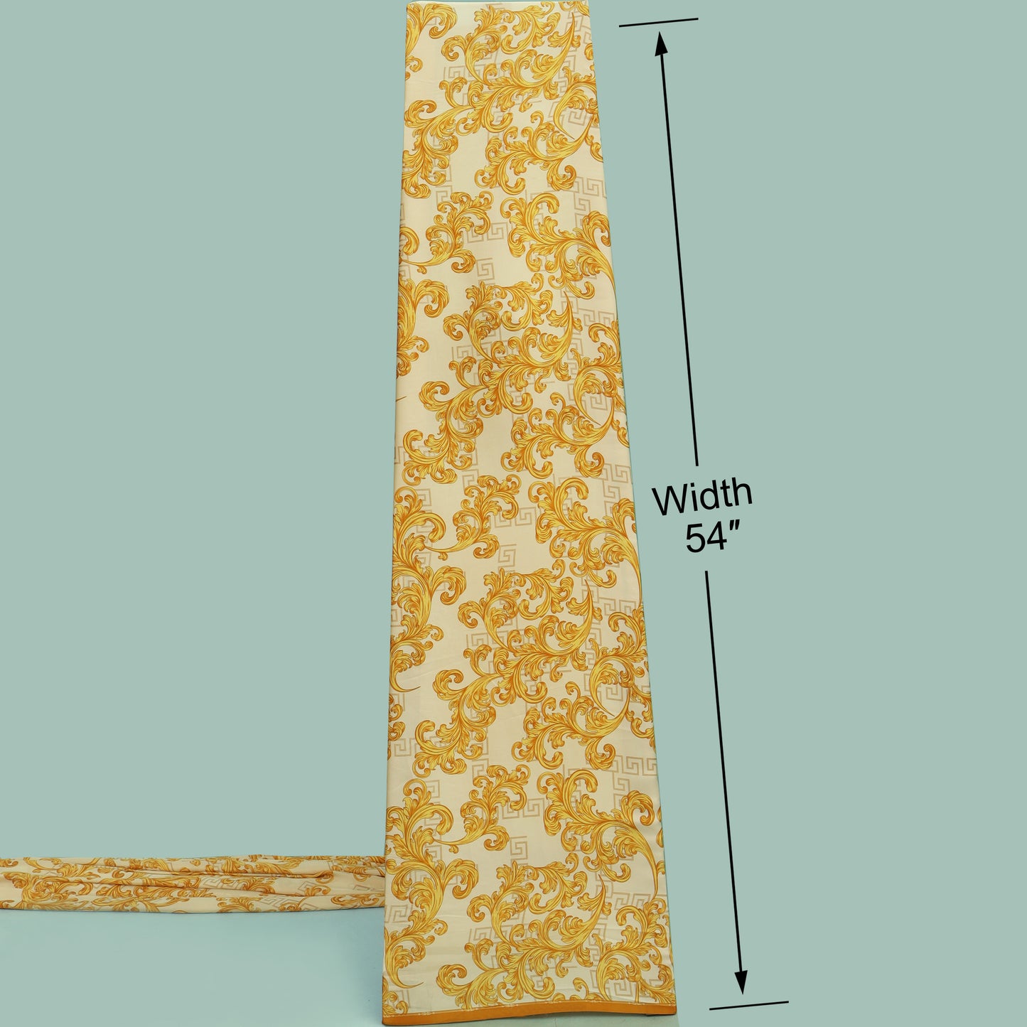 Multicolor Armani Satin Print Fabric