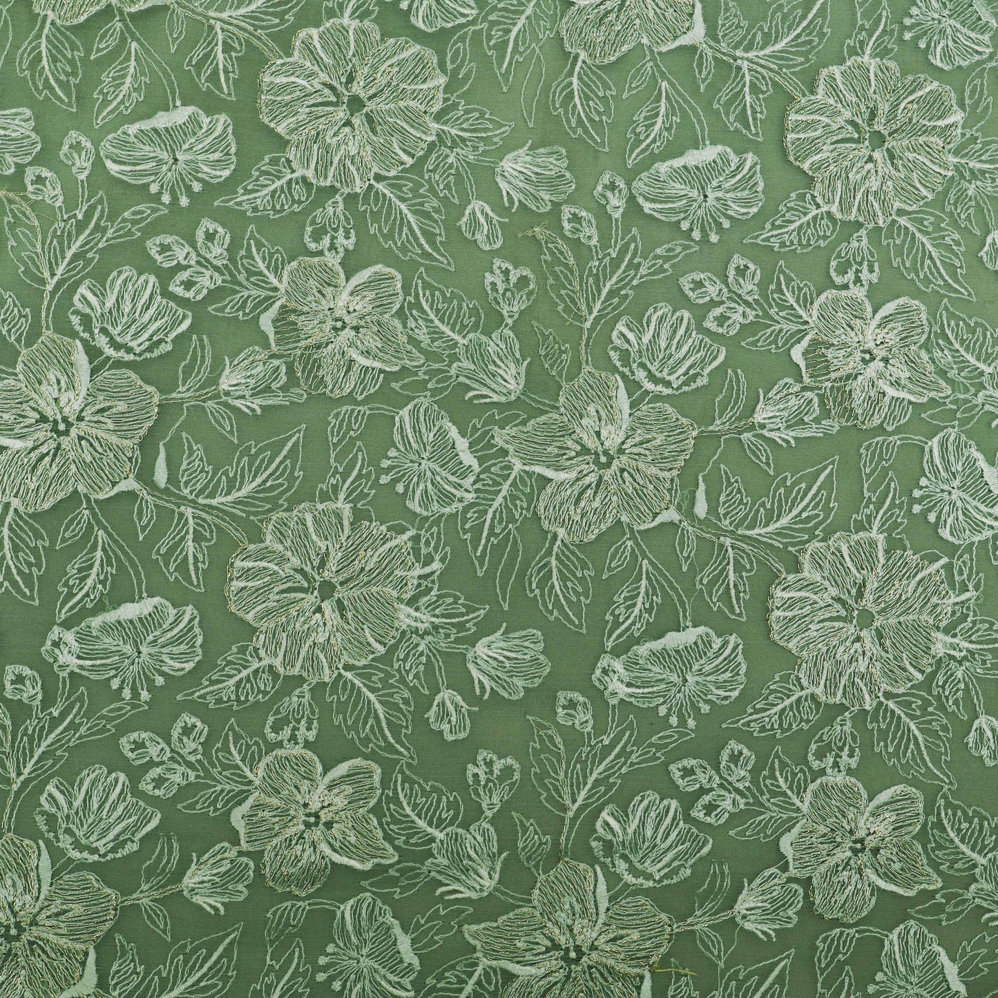 Multi-Colored Brocade Fabric