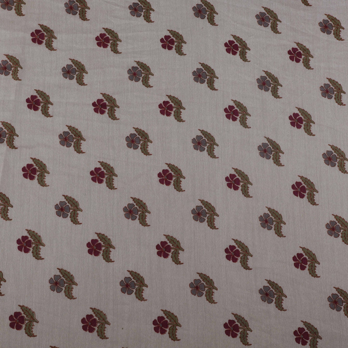 Colored Chanderi Print Fabric