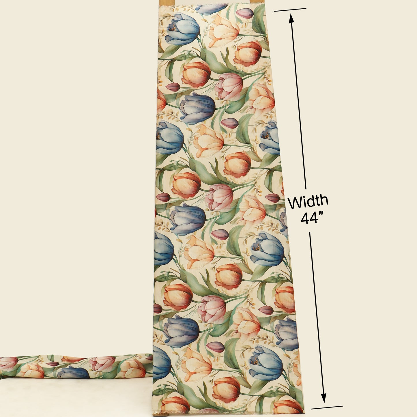 Slub Satin Print Fabric