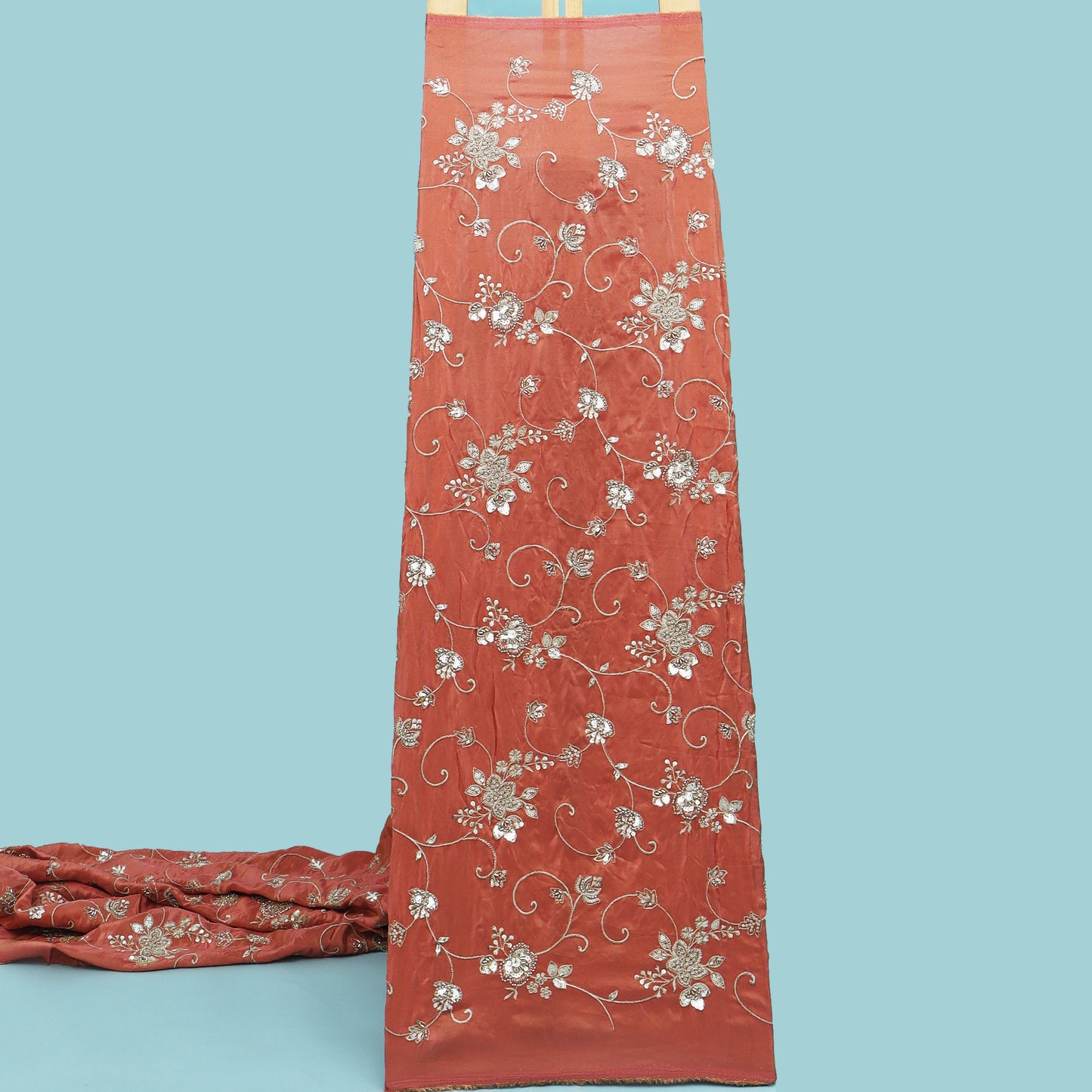 Colored Tissue Embroidery Fabric