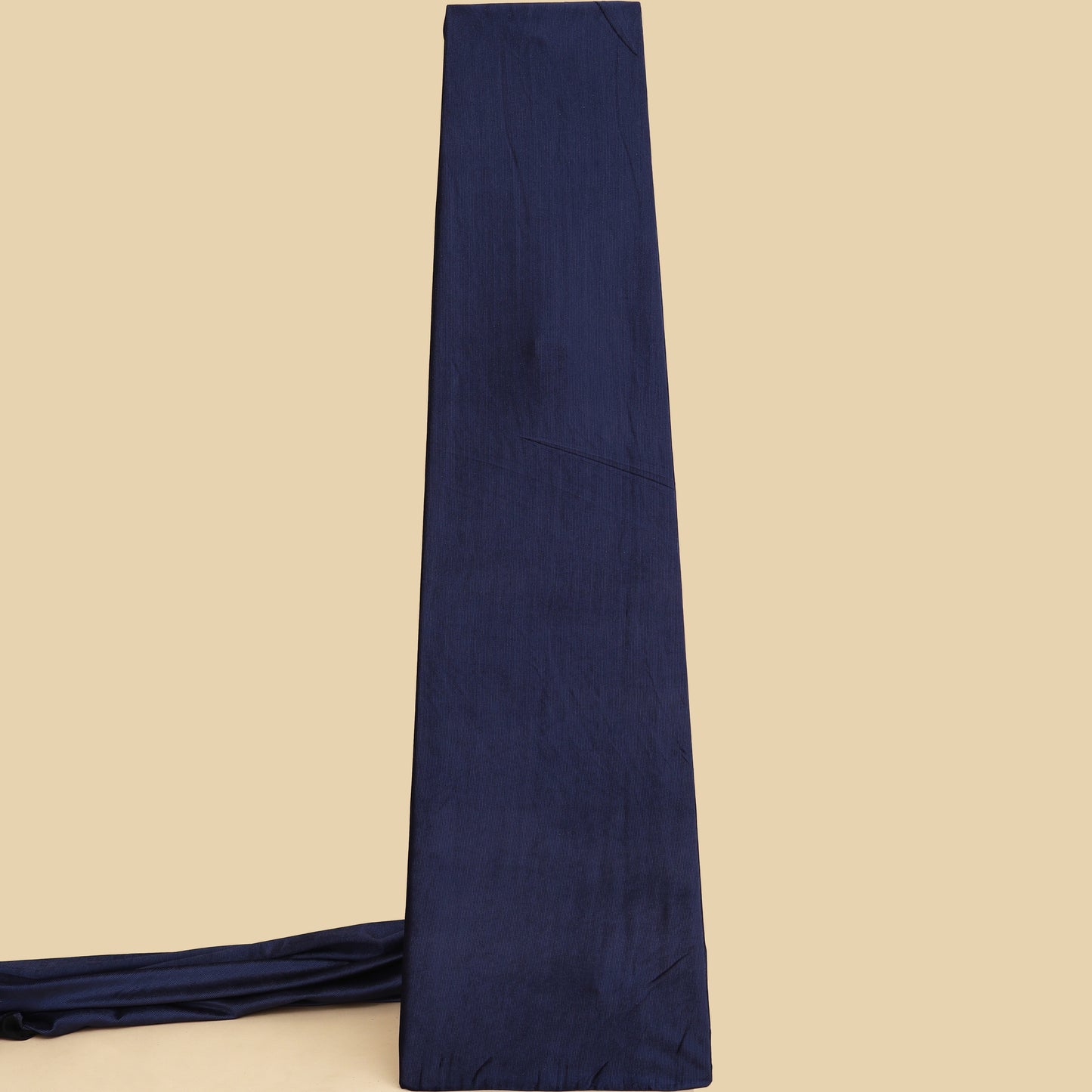 Blue Color Velvet Lycra Stripe Shimmer Fabric