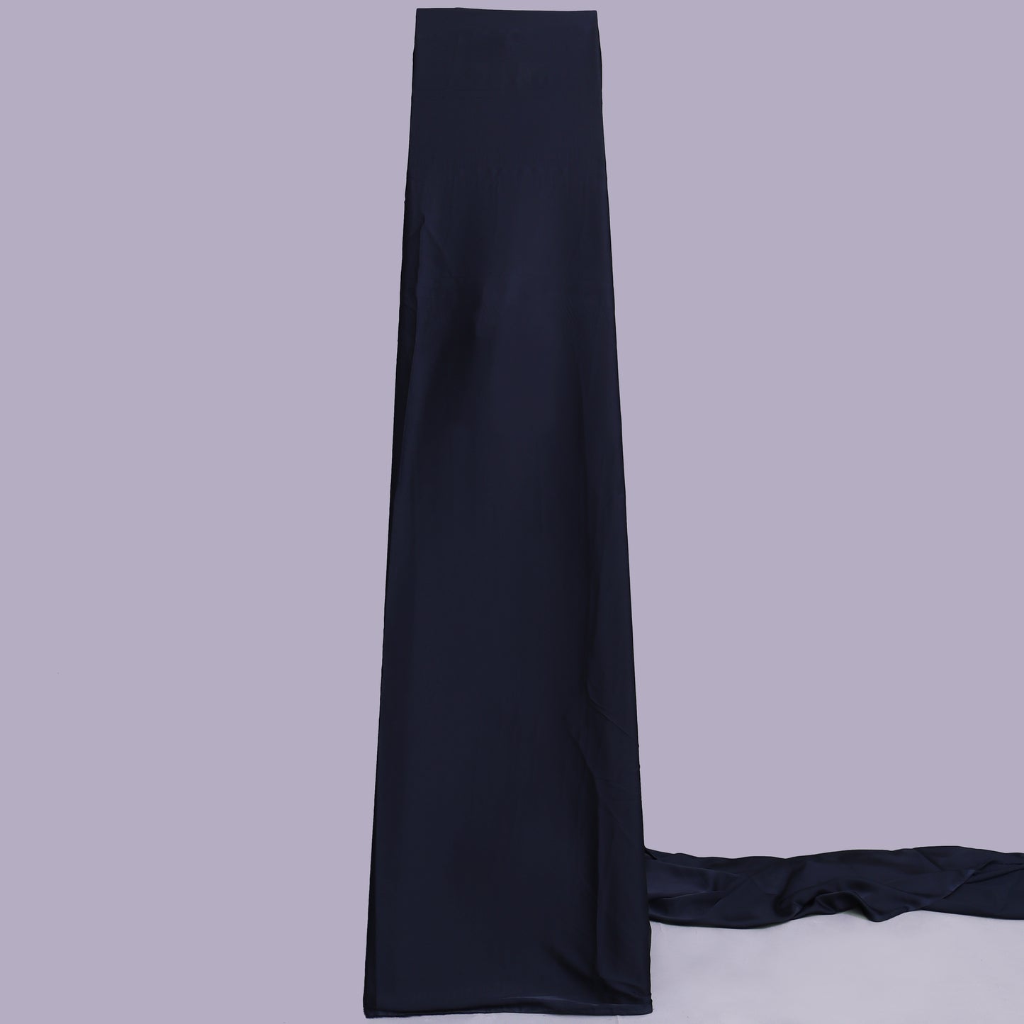 Dark Navy Color Armani Satin Fabric