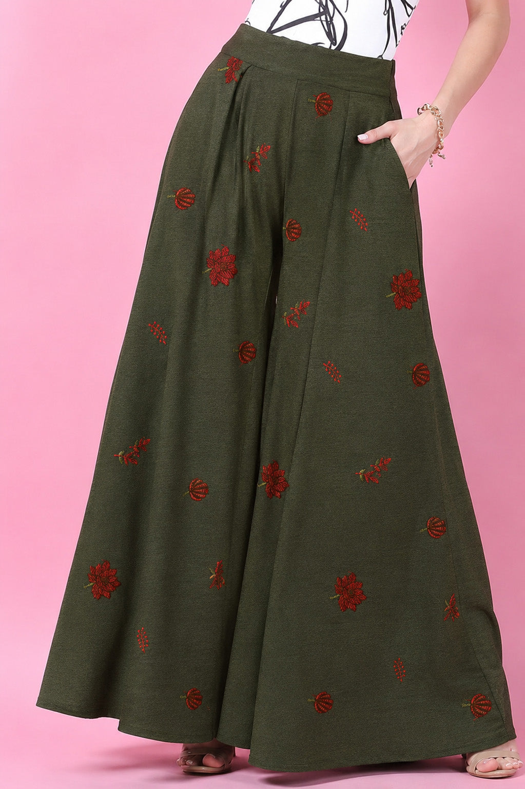 Demin Embroidery Fabric
