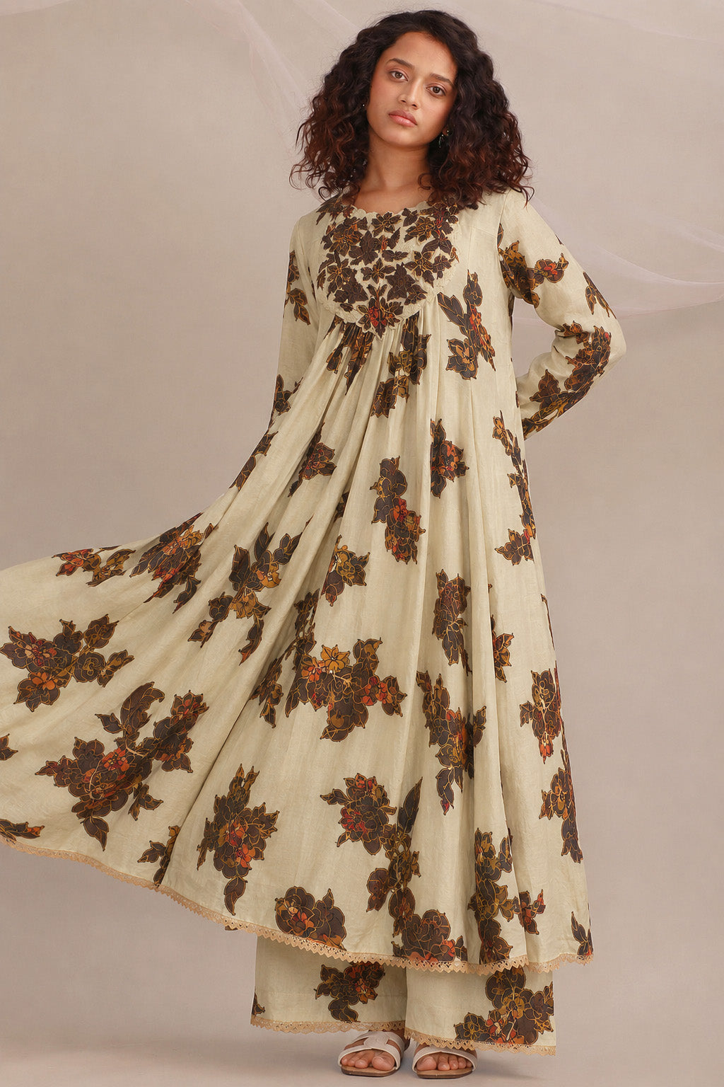 Chanderi Embroidery Fabric