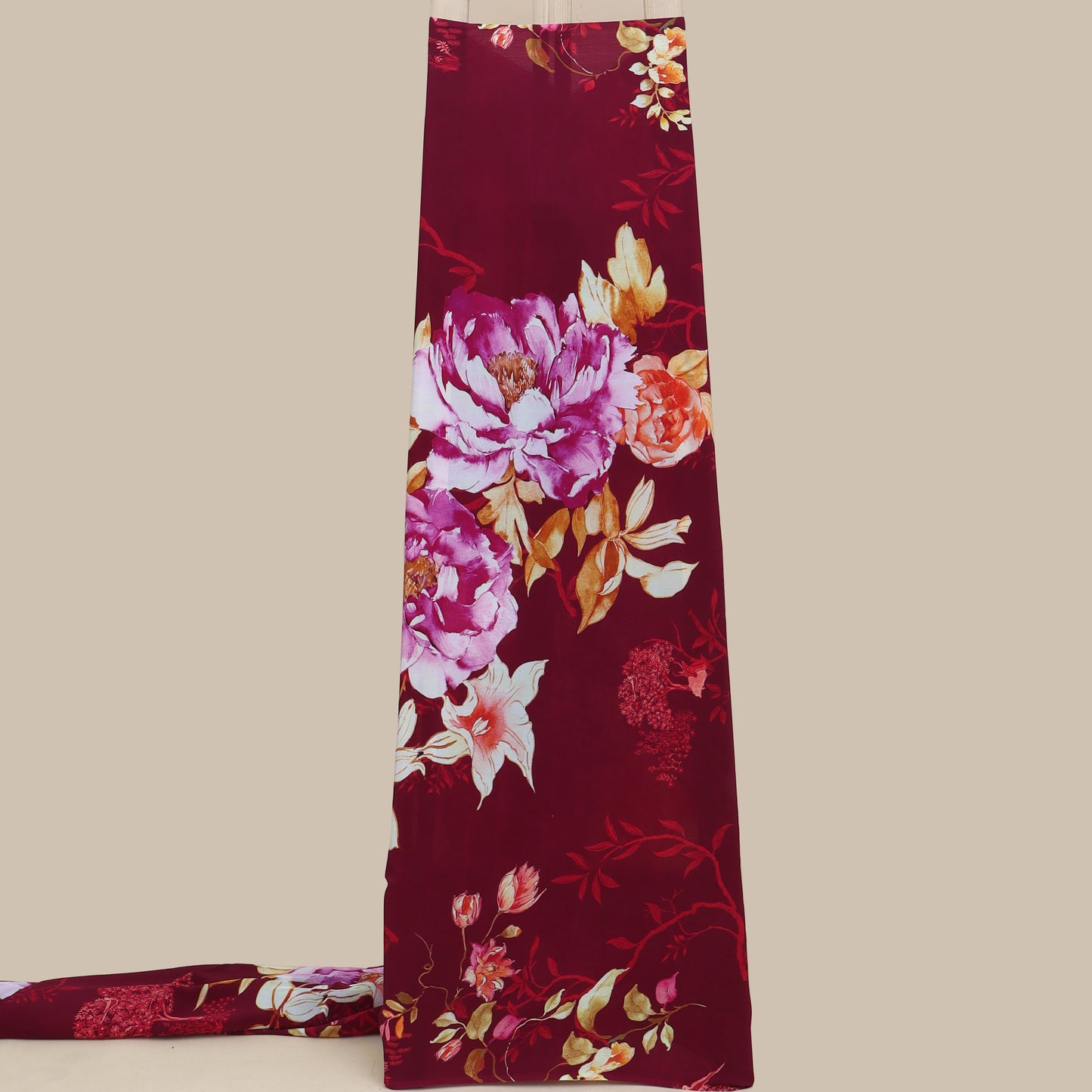 Multicolor Crepe Print Fabric