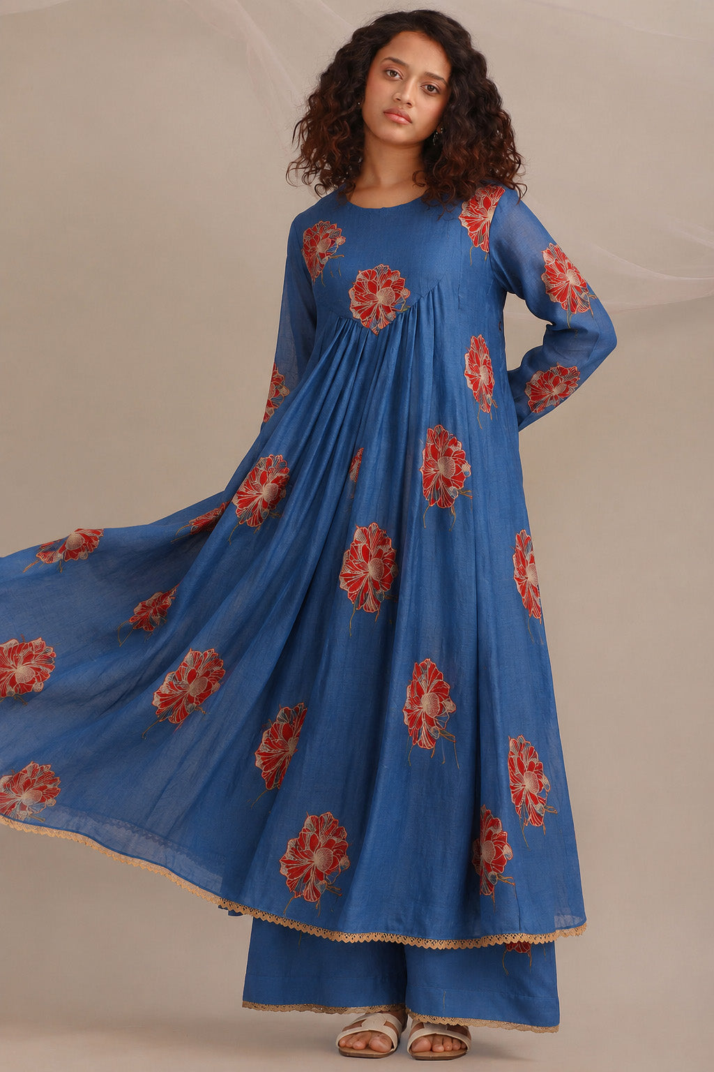 Chanderi Embroidery Fabric