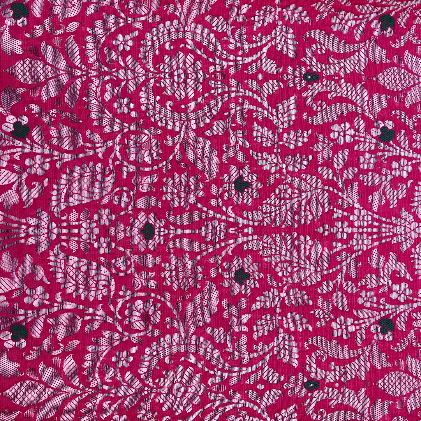 Rani Color Katan Meena Brocade Fabric