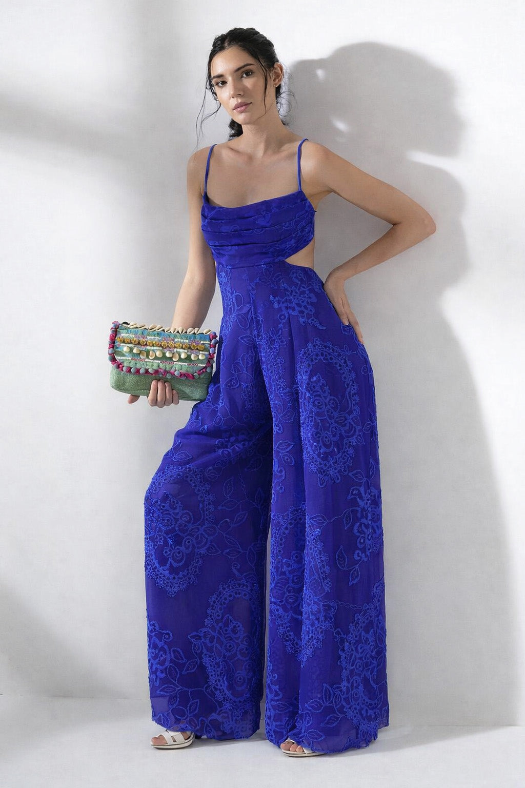 Chanderi Embroidery Fabric