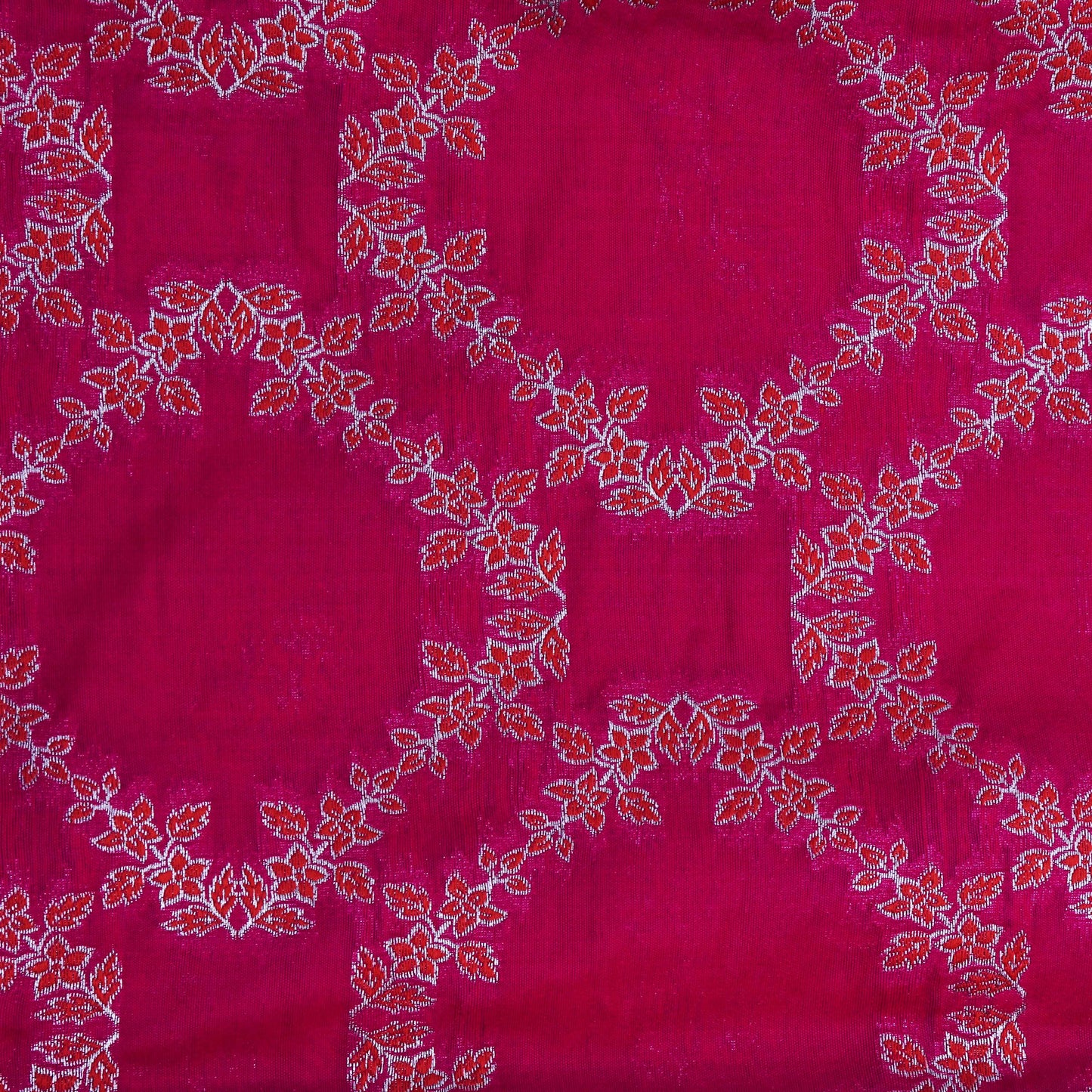 Rani Color Katan Meena Brocade Fabric