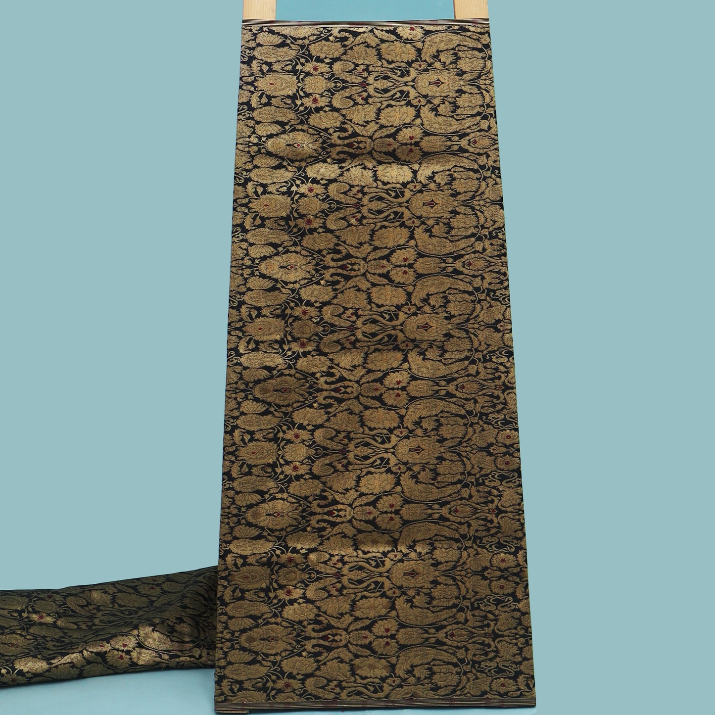 Multicolor Kimkhab Brocade Fabric