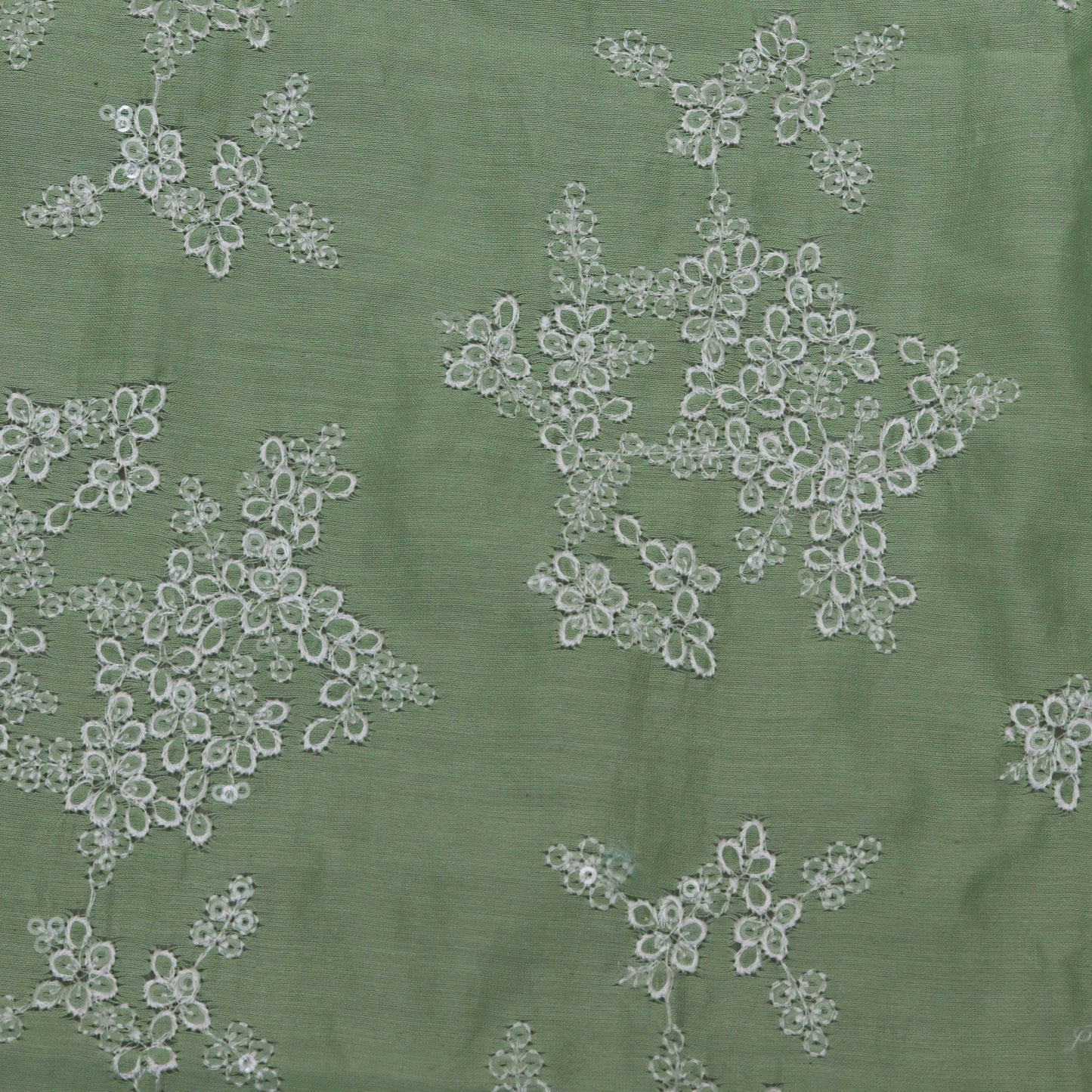 Colored Color Chanderi Embroidery Fabric