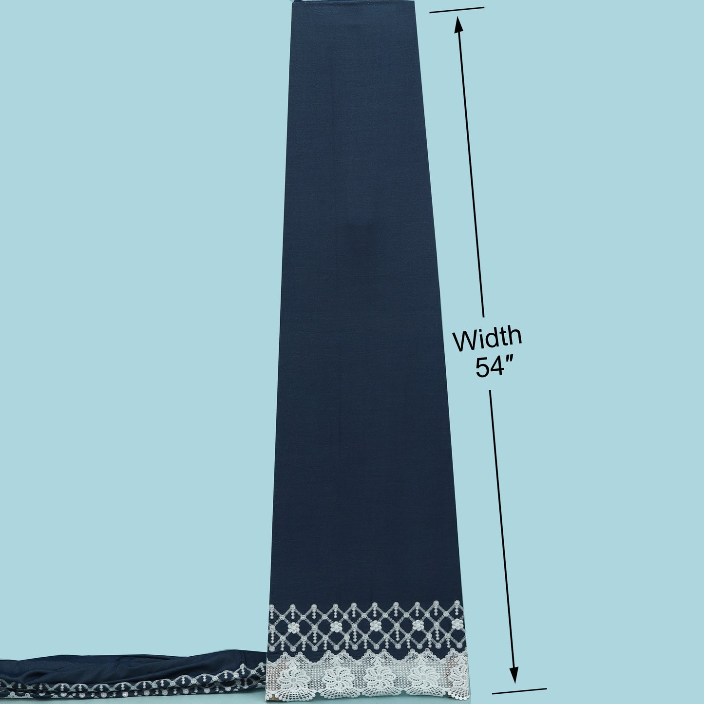 Denim Embroidery Fabric