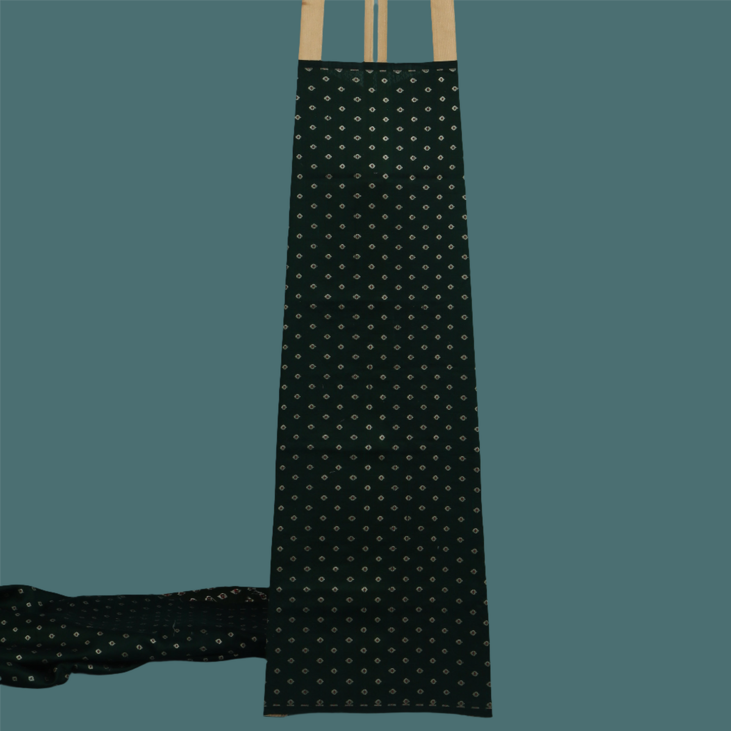 Green Color Brocade Fabric