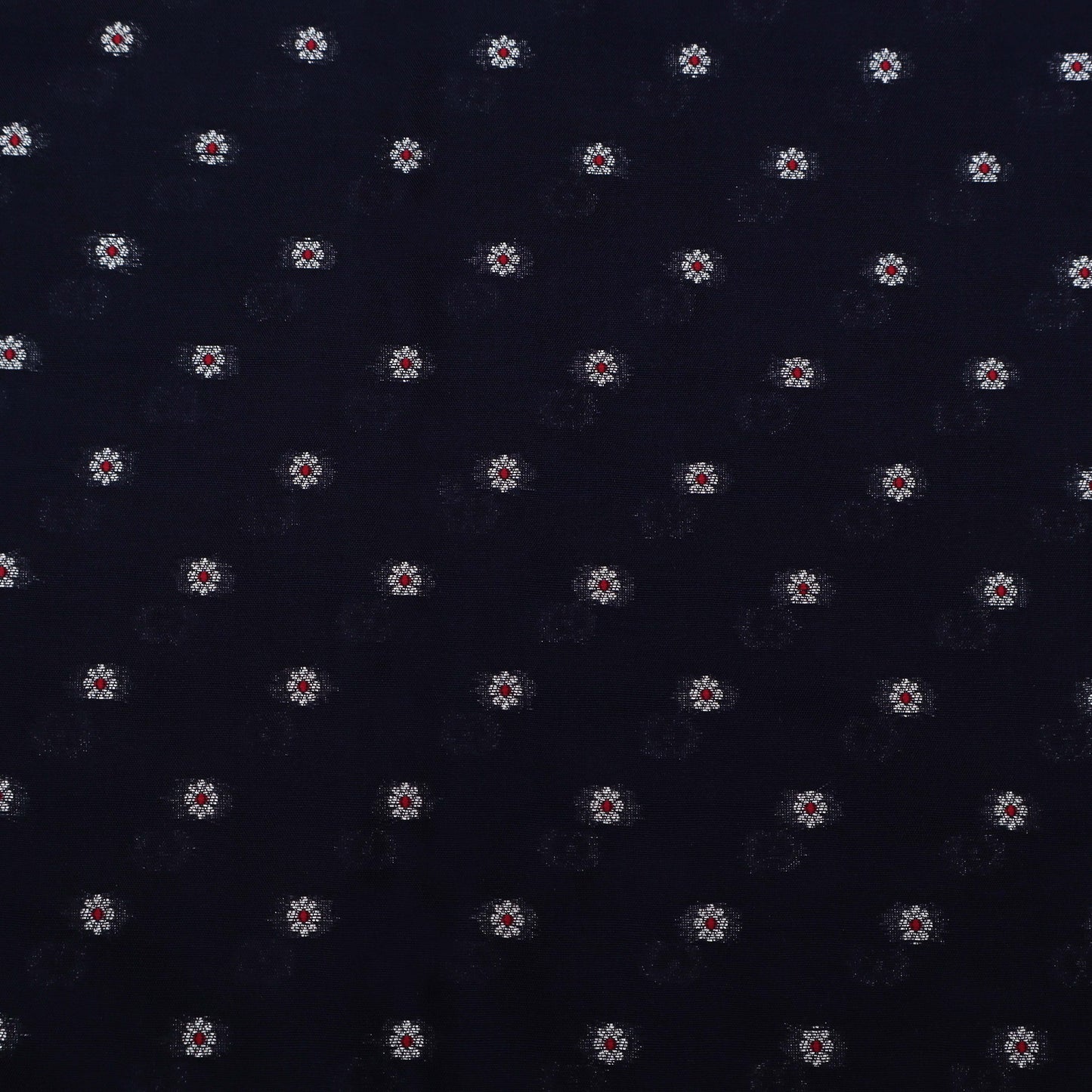 Navy Blue Color Brocade