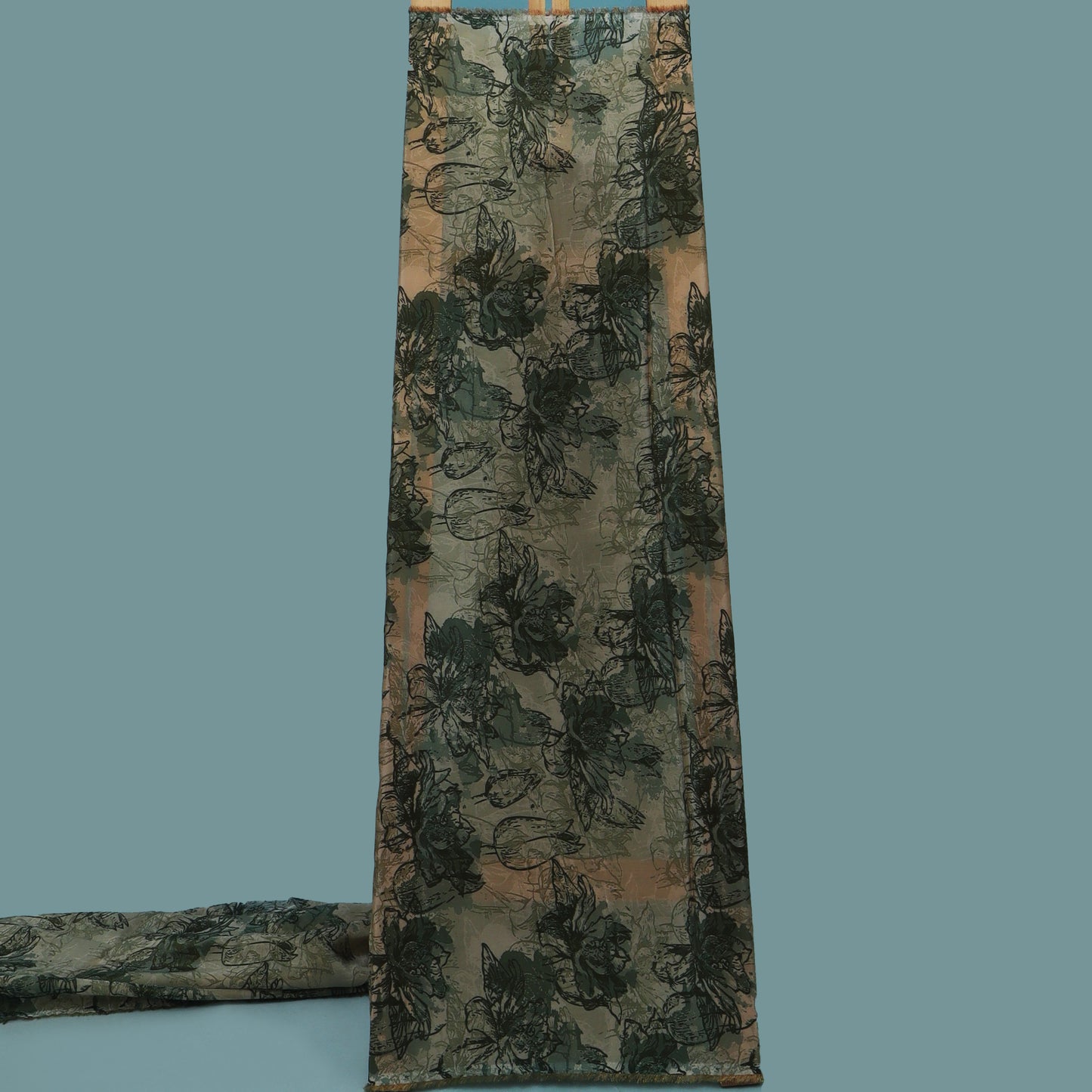 Colored Tissue Print Fabric