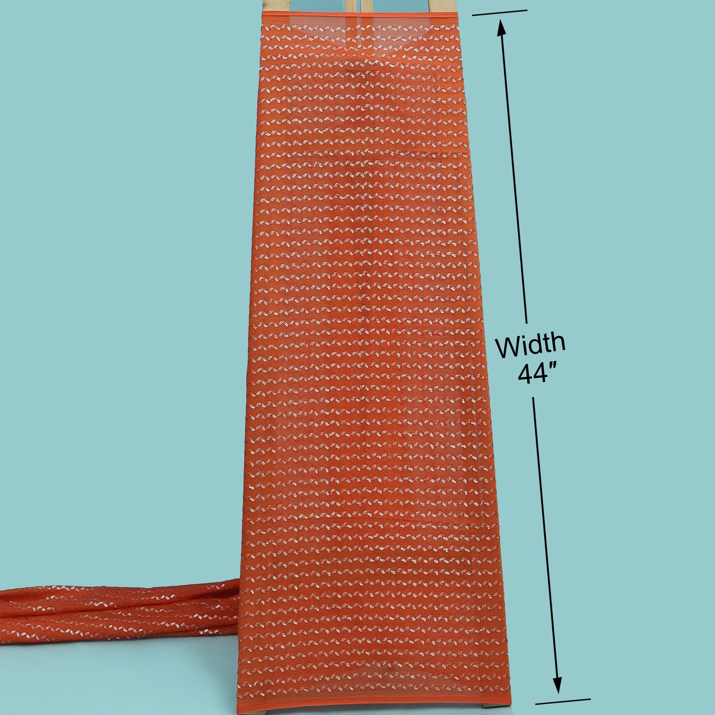 Chanderi Embroidery Fabric